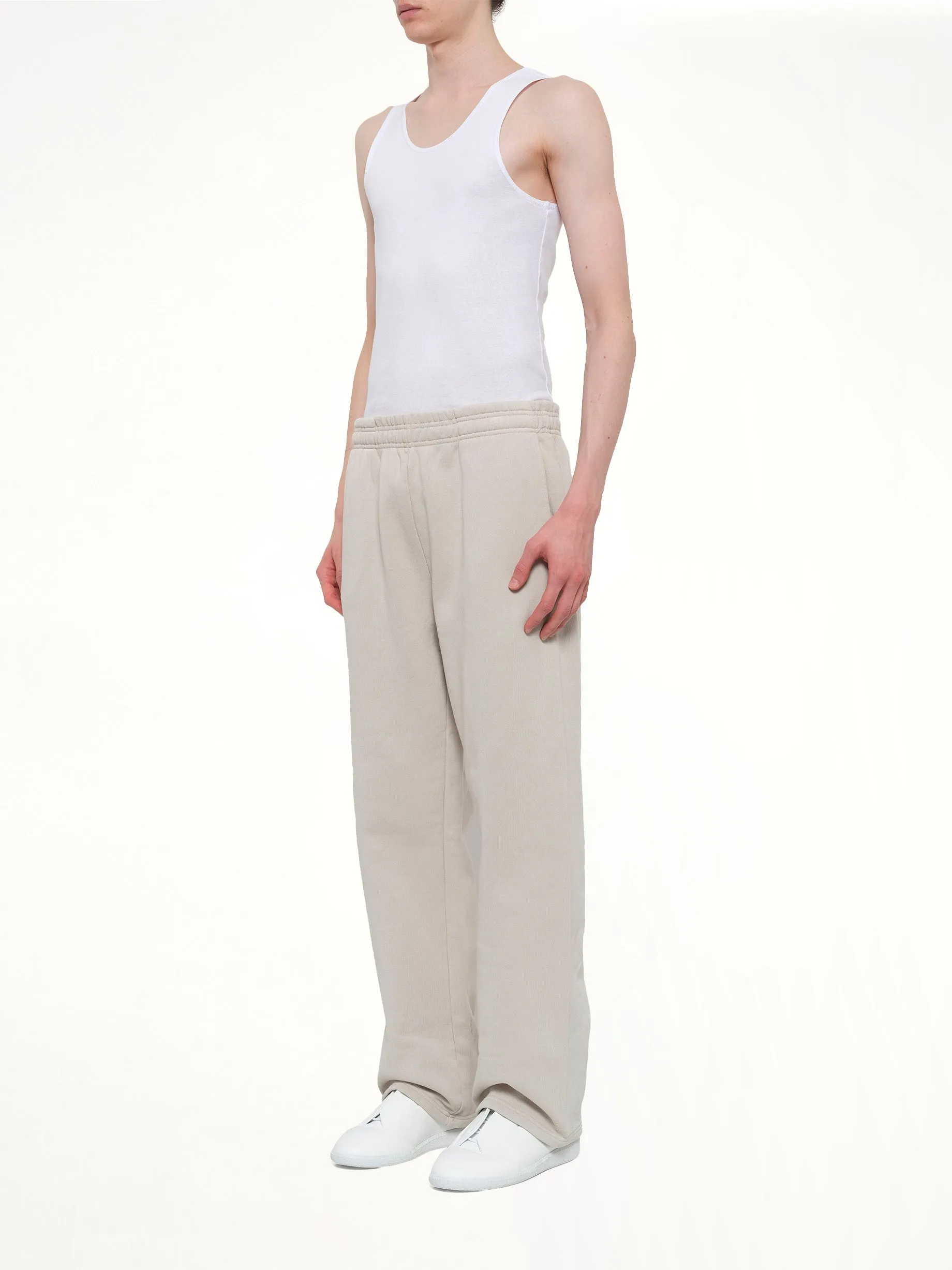 Straight Leg Sweatpant in Off White sold by MARAIS product image thumbnail 4