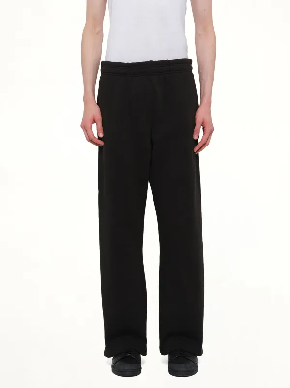 Straight Leg Sweatpant in Black sold by MARAIS