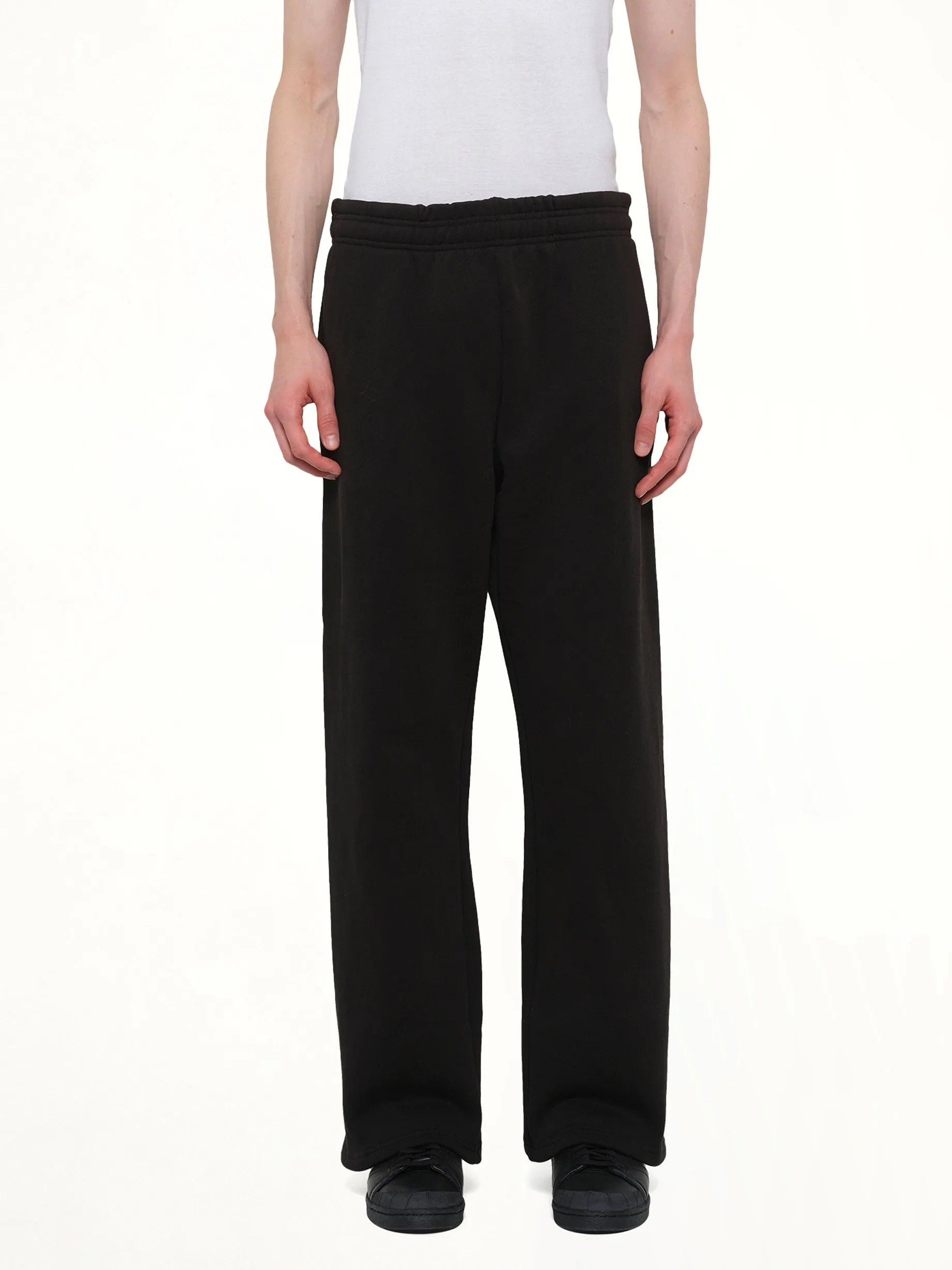 Straight Leg Sweatpant in Black sold by MARAIS