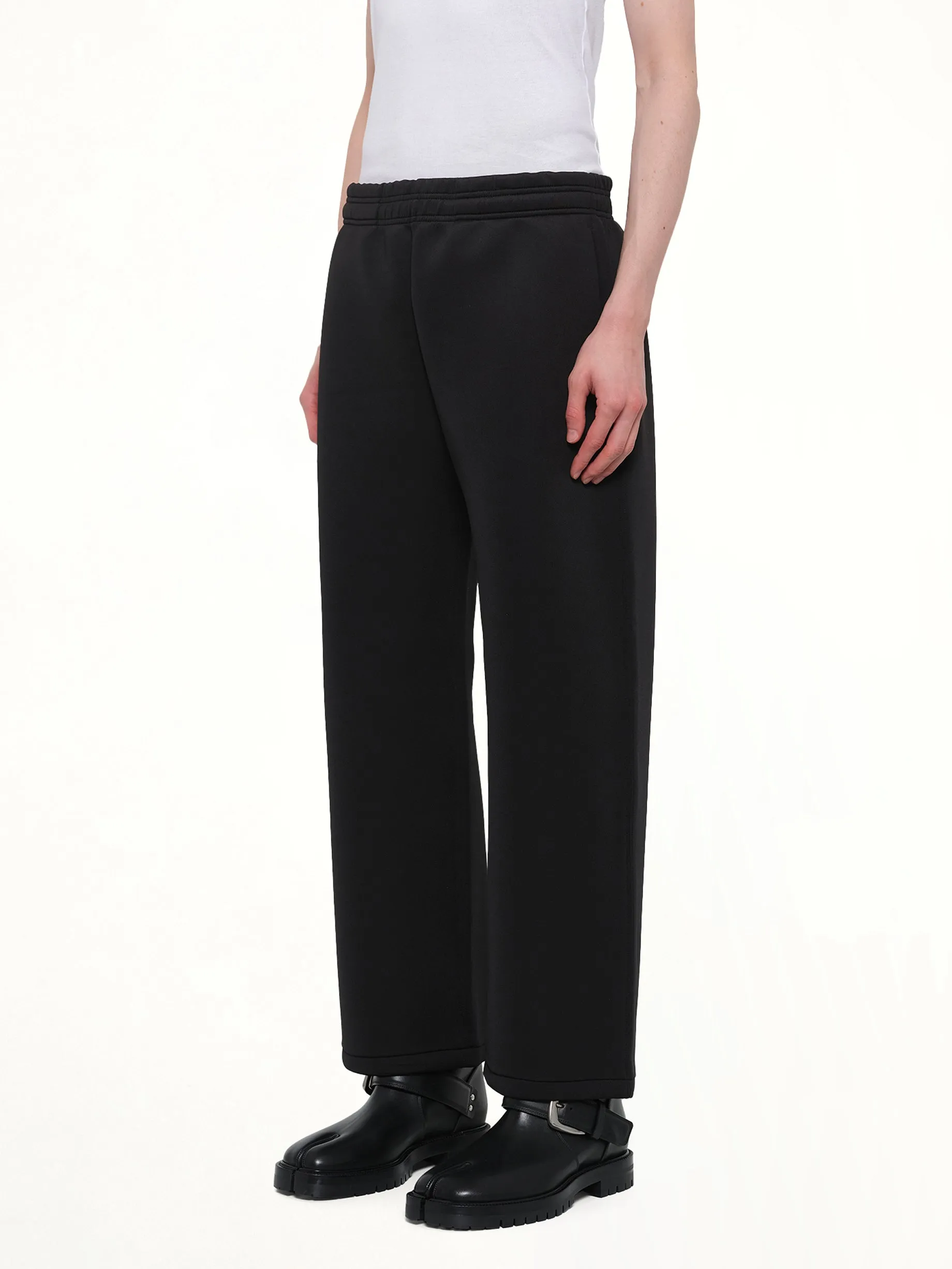 Straight Leg Scuba Sweatpants in Black sold by MARAIS product image thumbnail 3