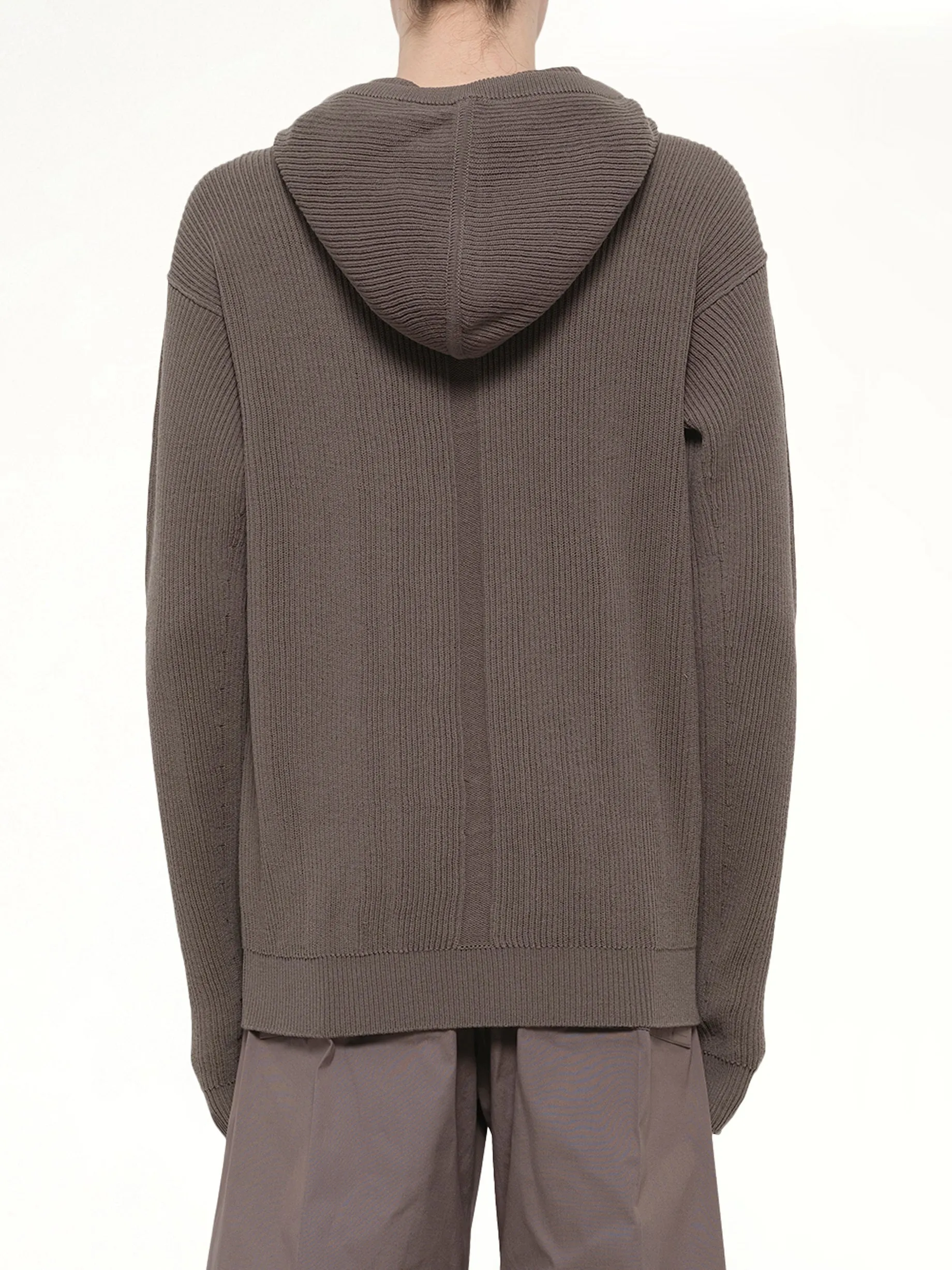 Zipped Hoodie in Dust sold by MARAIS product image thumbnail 5
