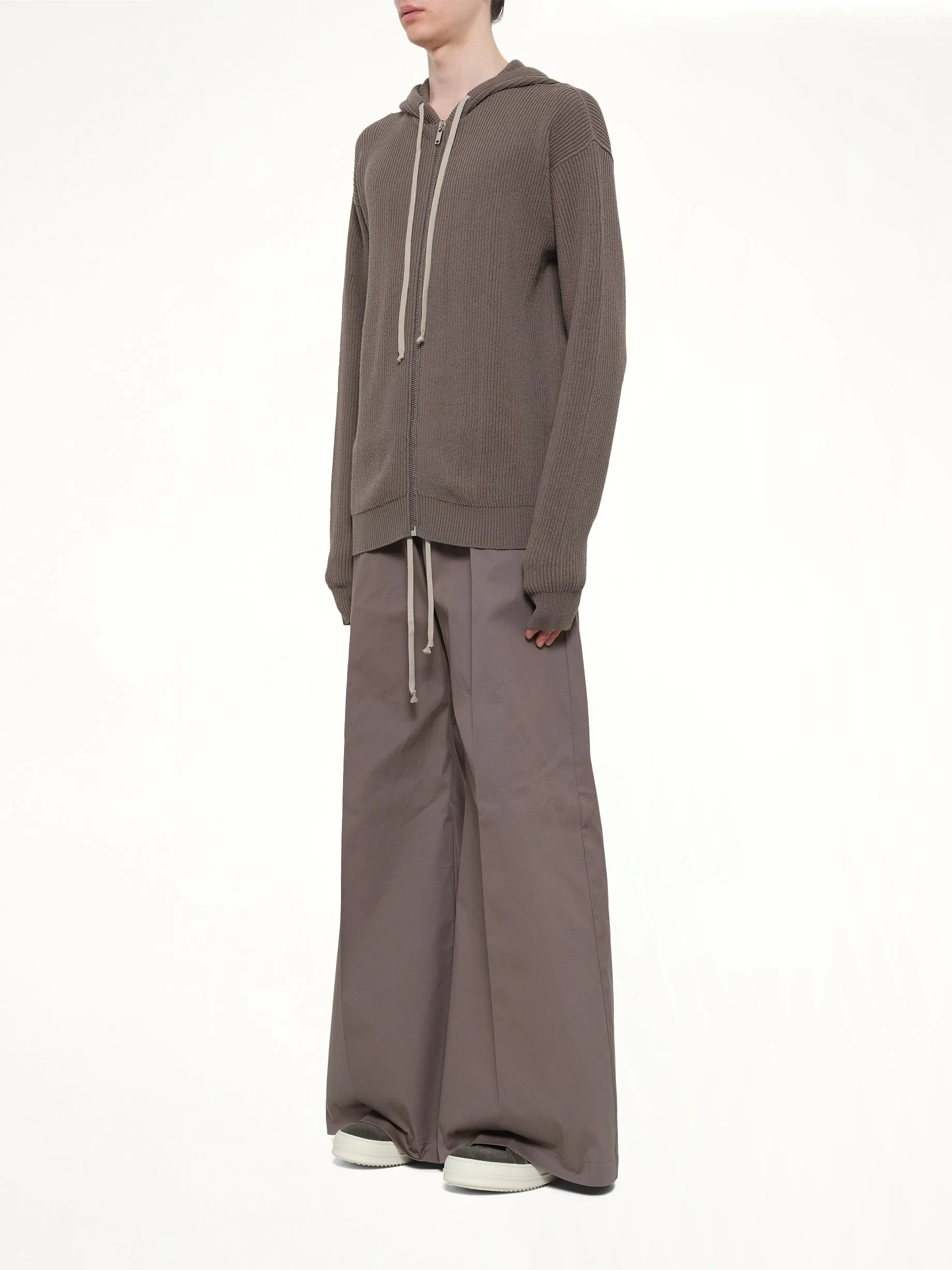 Zipped Hoodie in Dust sold by MARAIS product image thumbnail 4