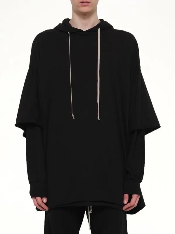 Tommy Hustler Hoodie in Black sold by MARAIS