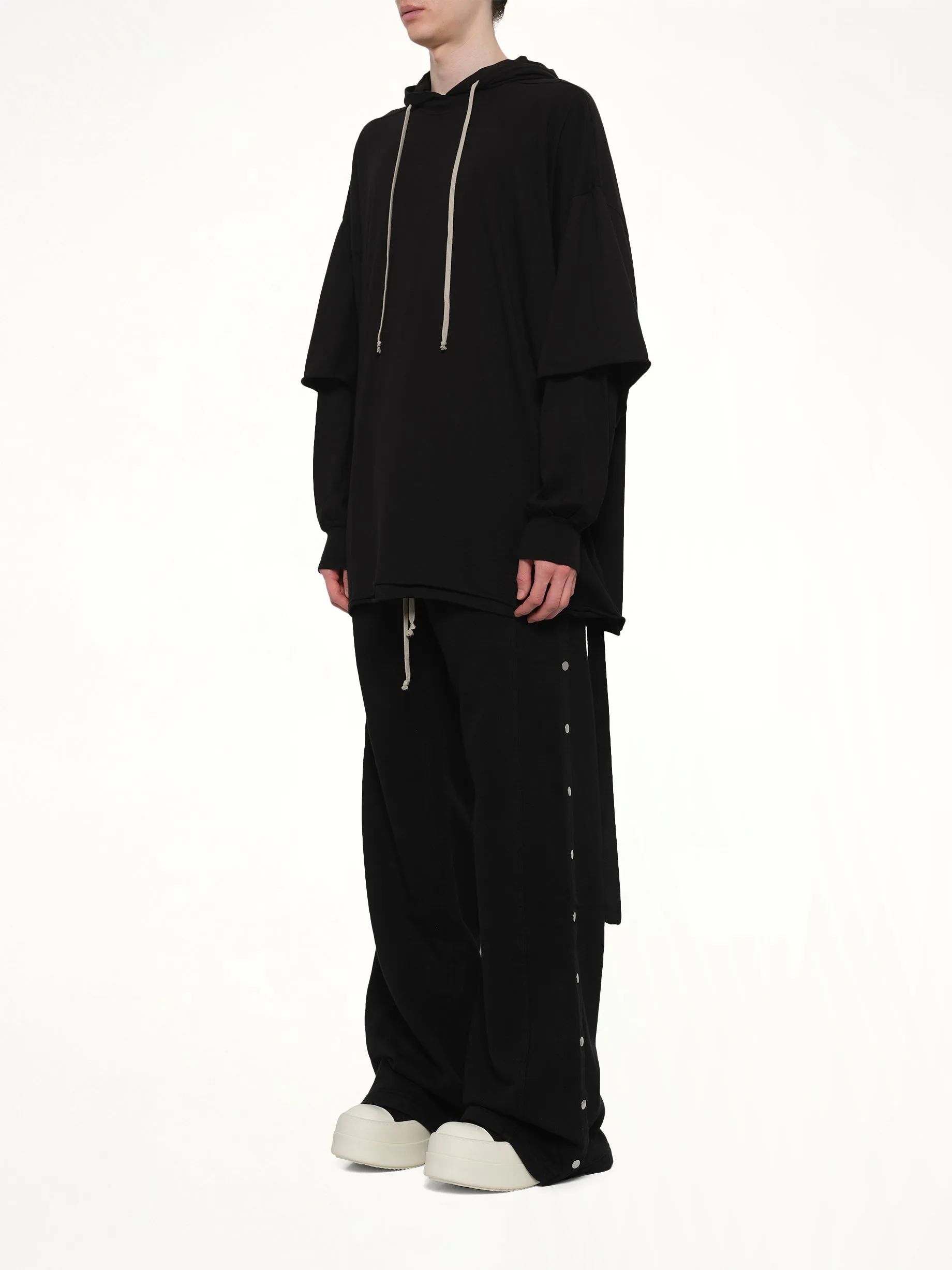 Tommy Hustler Hoodie in Black sold by MARAIS product image thumbnail 4