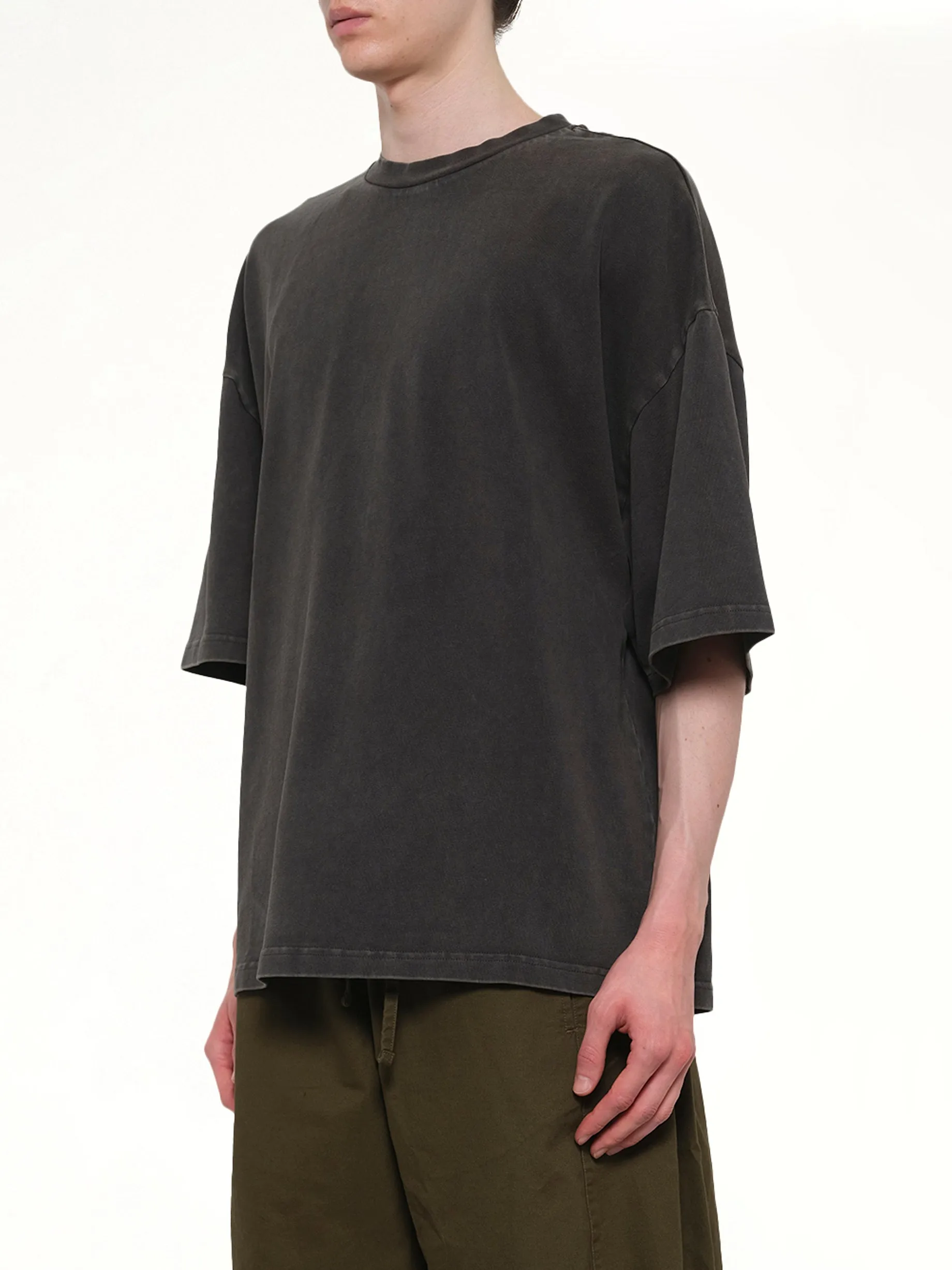 Heavy Boxy T-Shirt in Washed Black sold by MARAIS product image thumbnail 3