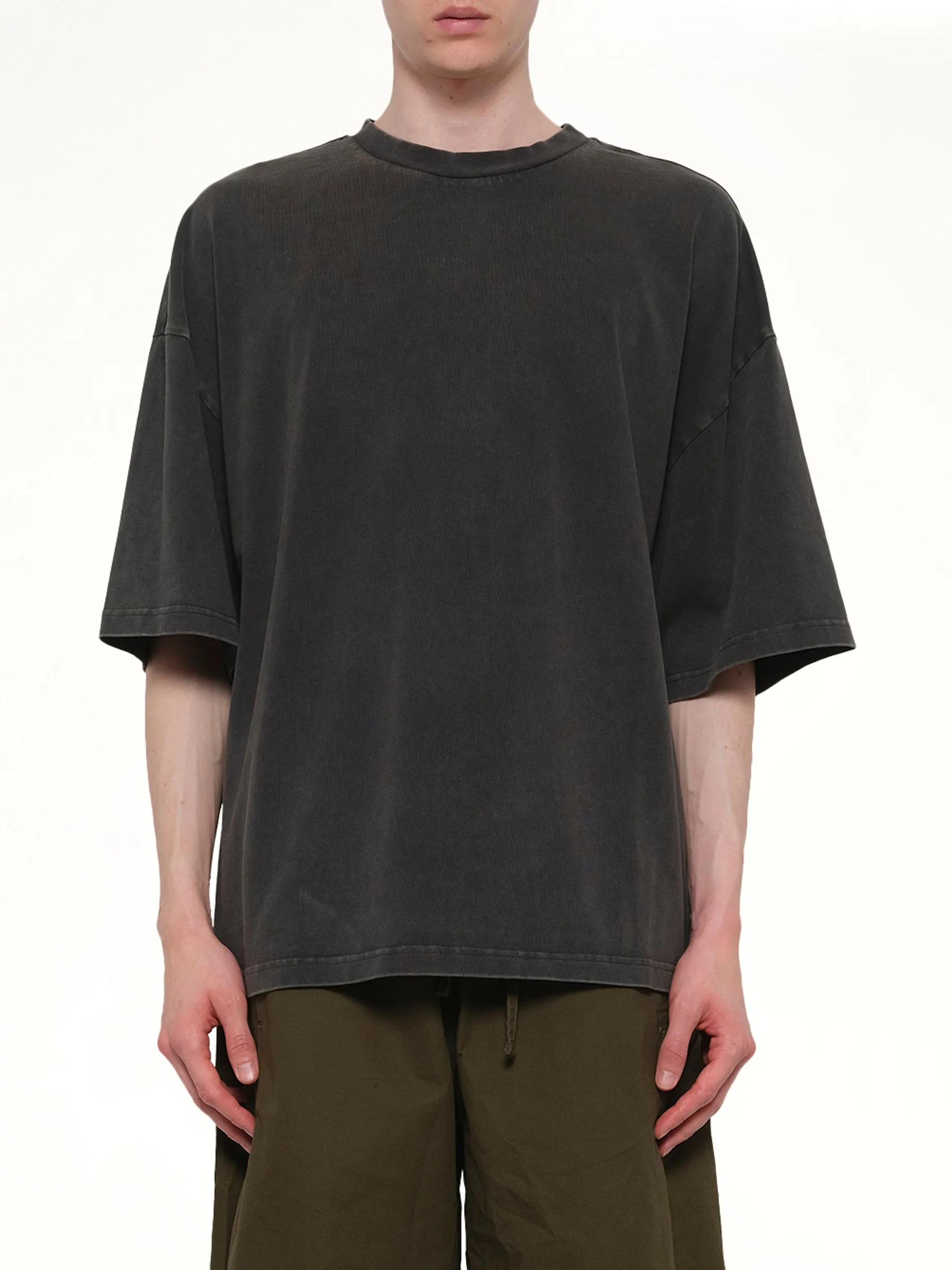 Heavy Boxy T-Shirt in Washed Black sold by MARAIS