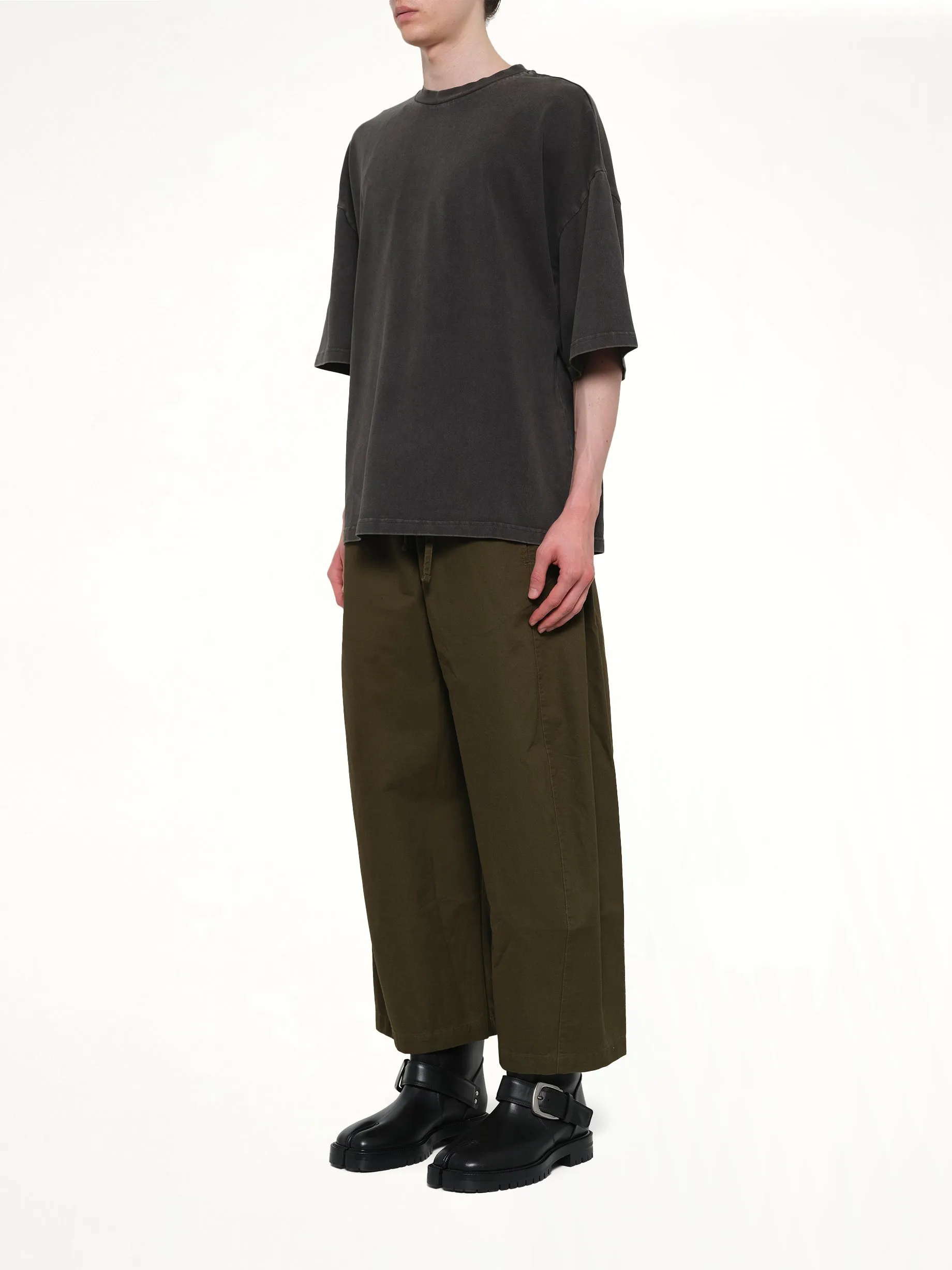 Heavy Boxy T-Shirt in Washed Black sold by MARAIS product image thumbnail 4