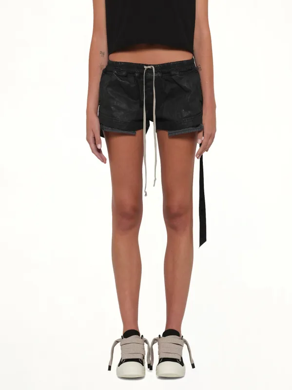 Denim Fog Boxers in Black made by Rick Owens