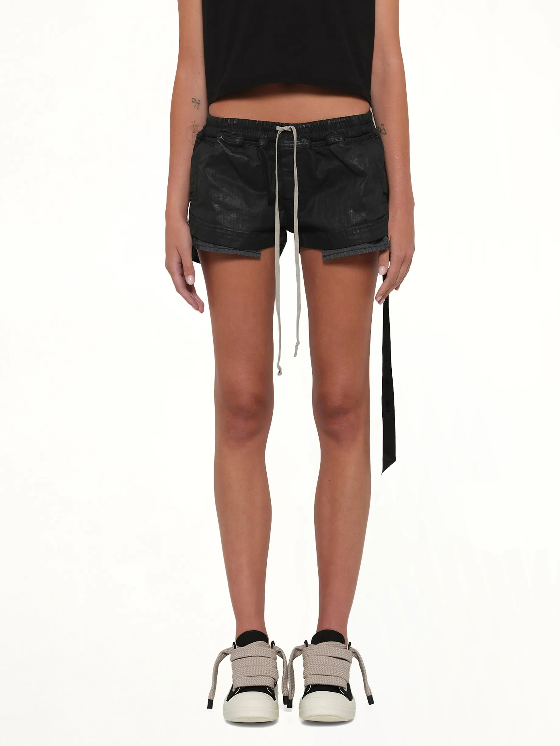 Denim Fog Boxers in Black sold by MARAIS