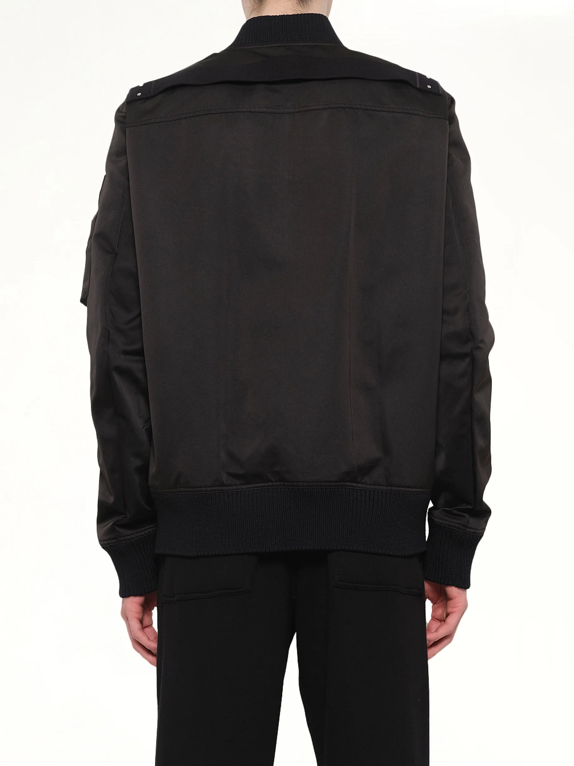 Classic Flight Jacket in Black sold by MARAIS product image thumbnail 5