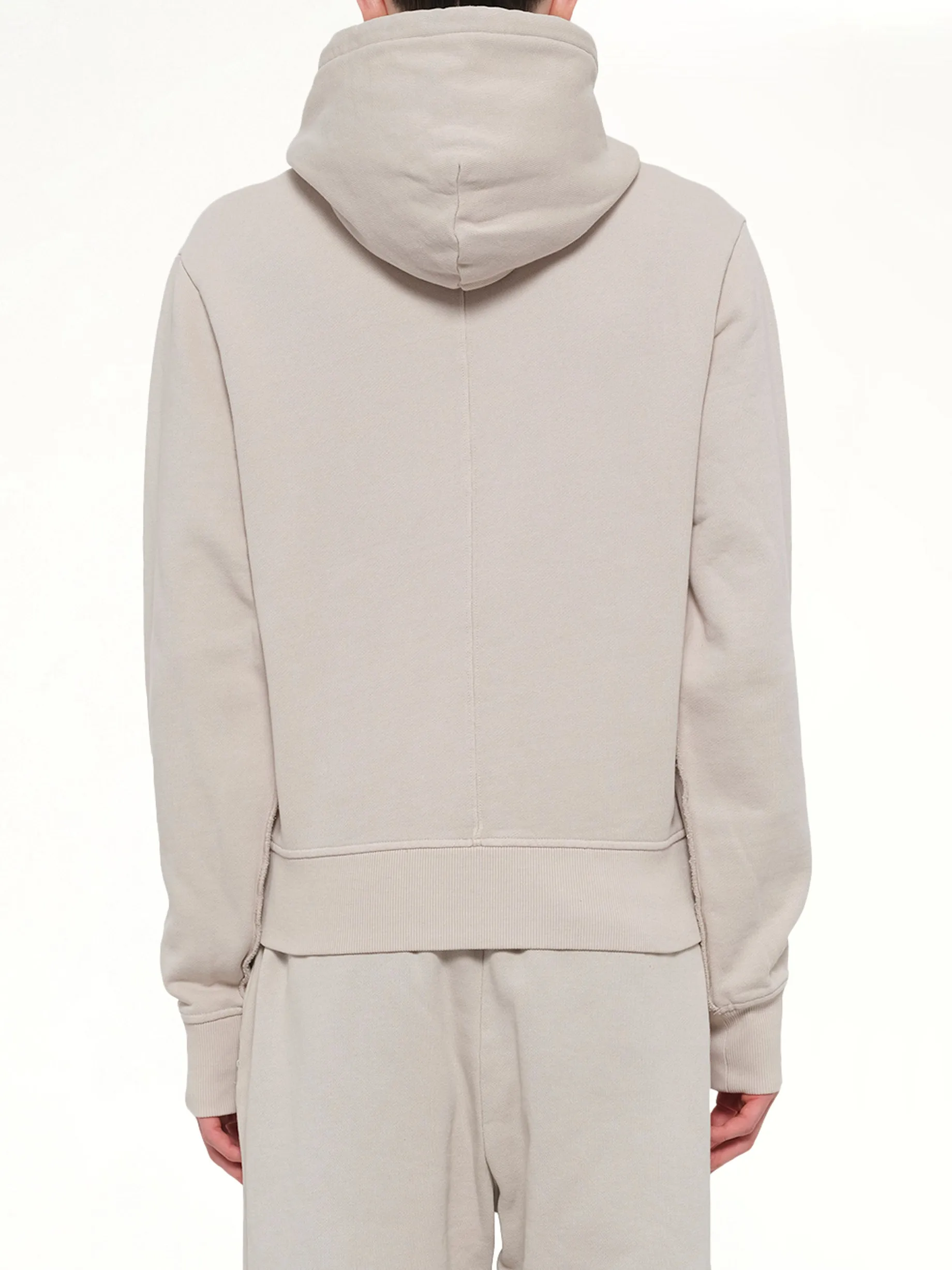 Slim Zip Up in Off White sold by MARAIS product image thumbnail 5