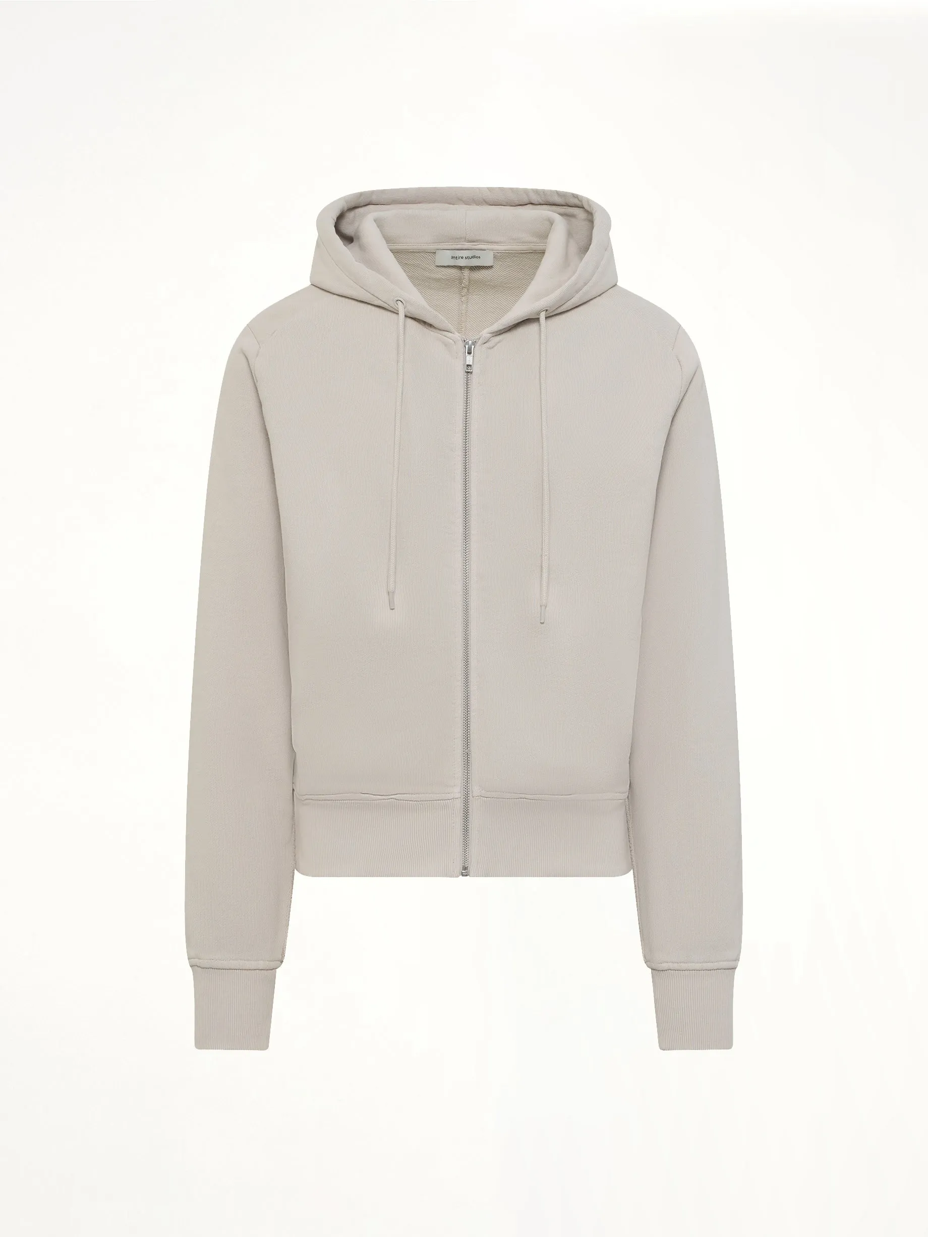 Slim Zip Up in Off White sold by MARAIS product image thumbnail 2