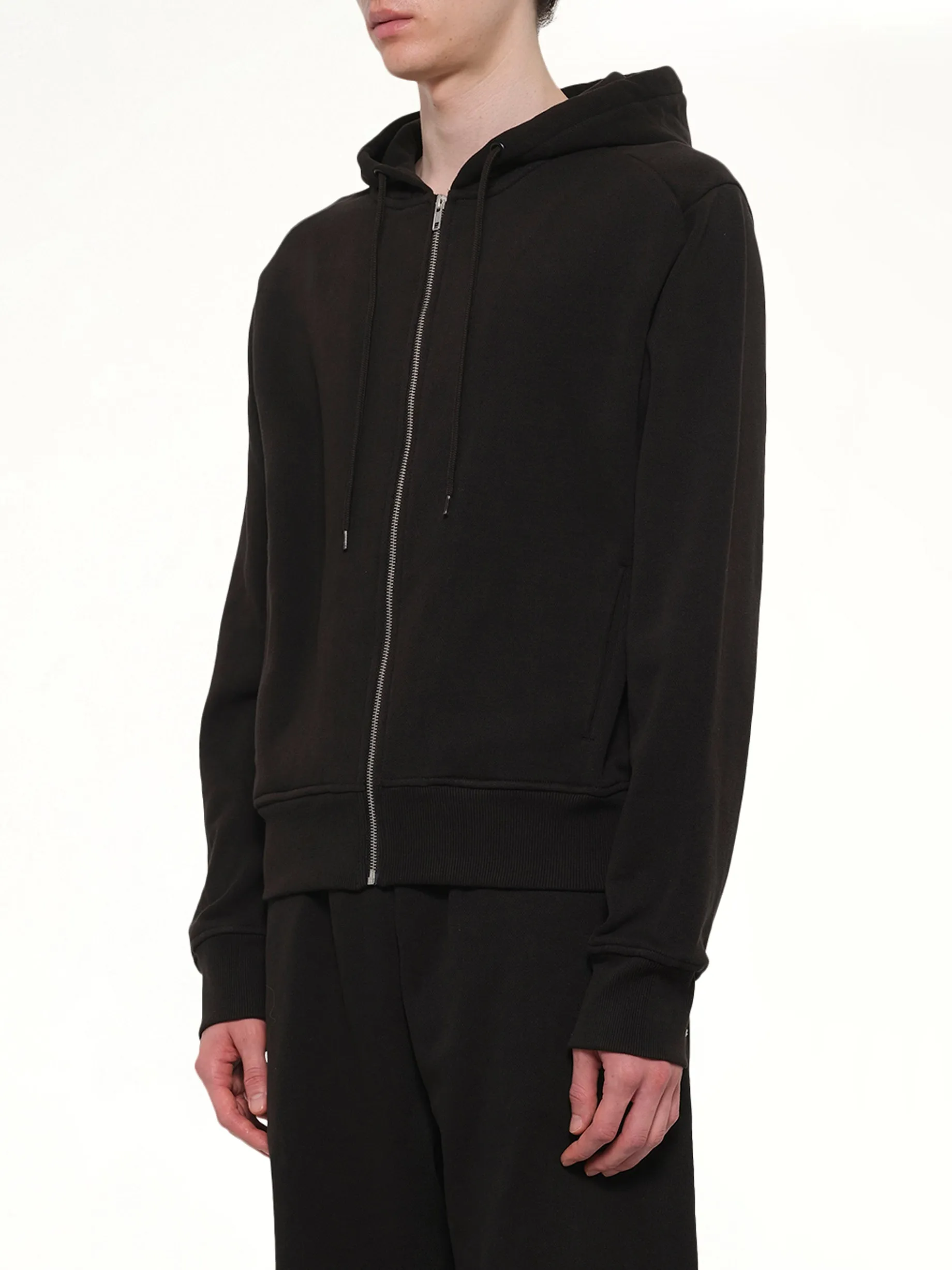 Slim Zip Up in Black sold by MARAIS product image thumbnail 3