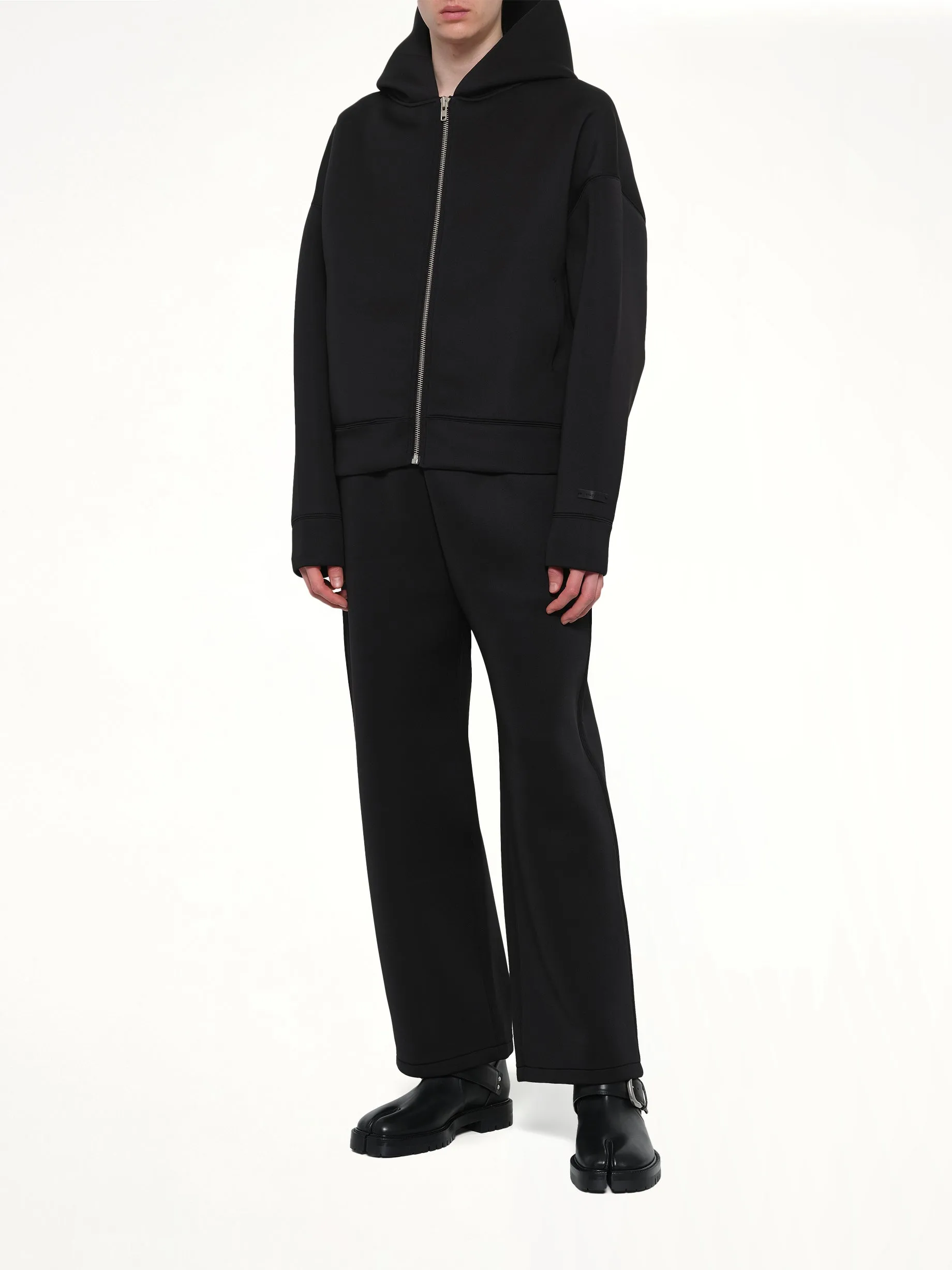 Scuba Zip Hood in Black sold by MARAIS product image thumbnail 4