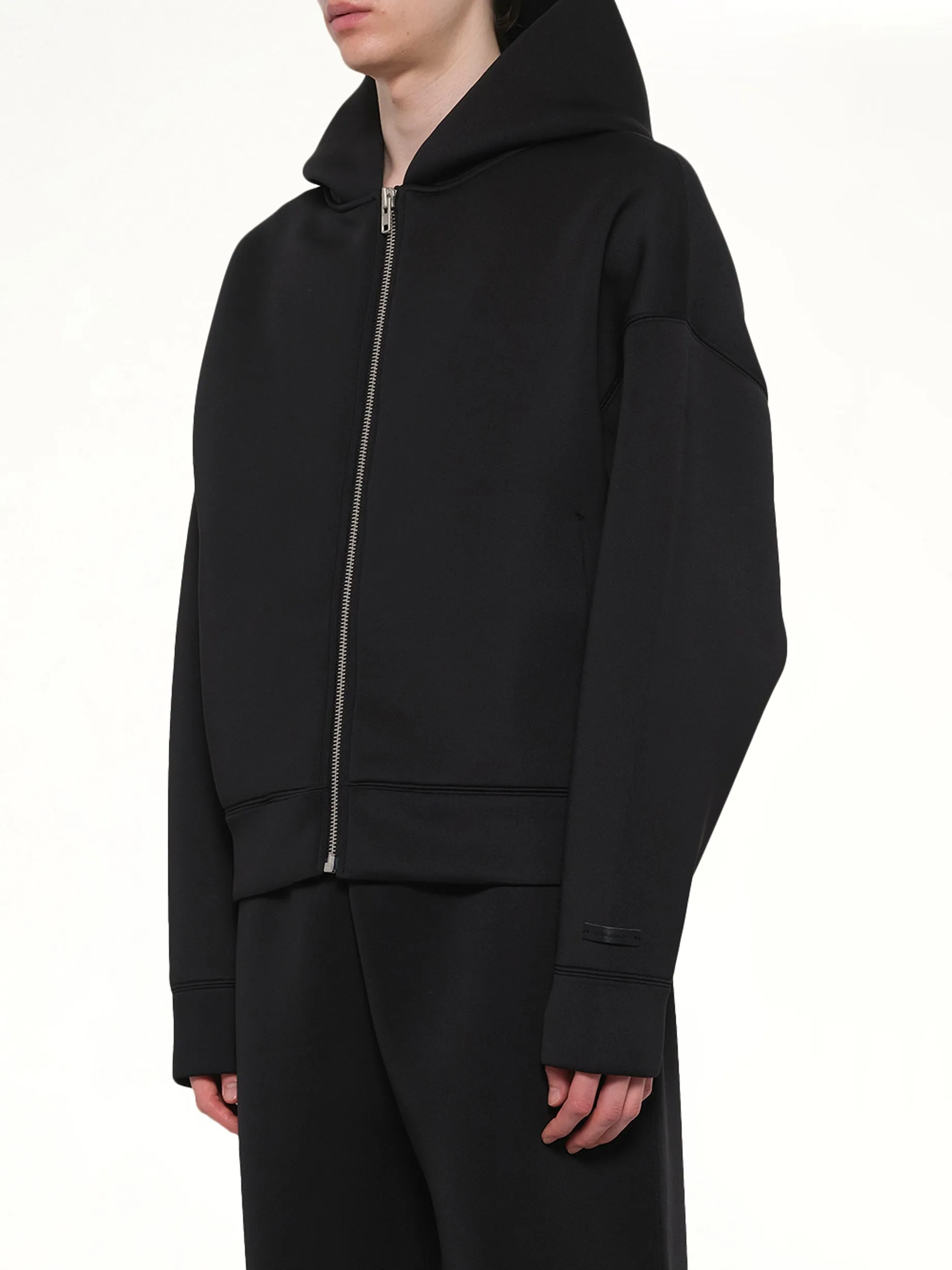 Scuba Zip Hood in Black sold by MARAIS product image thumbnail 3