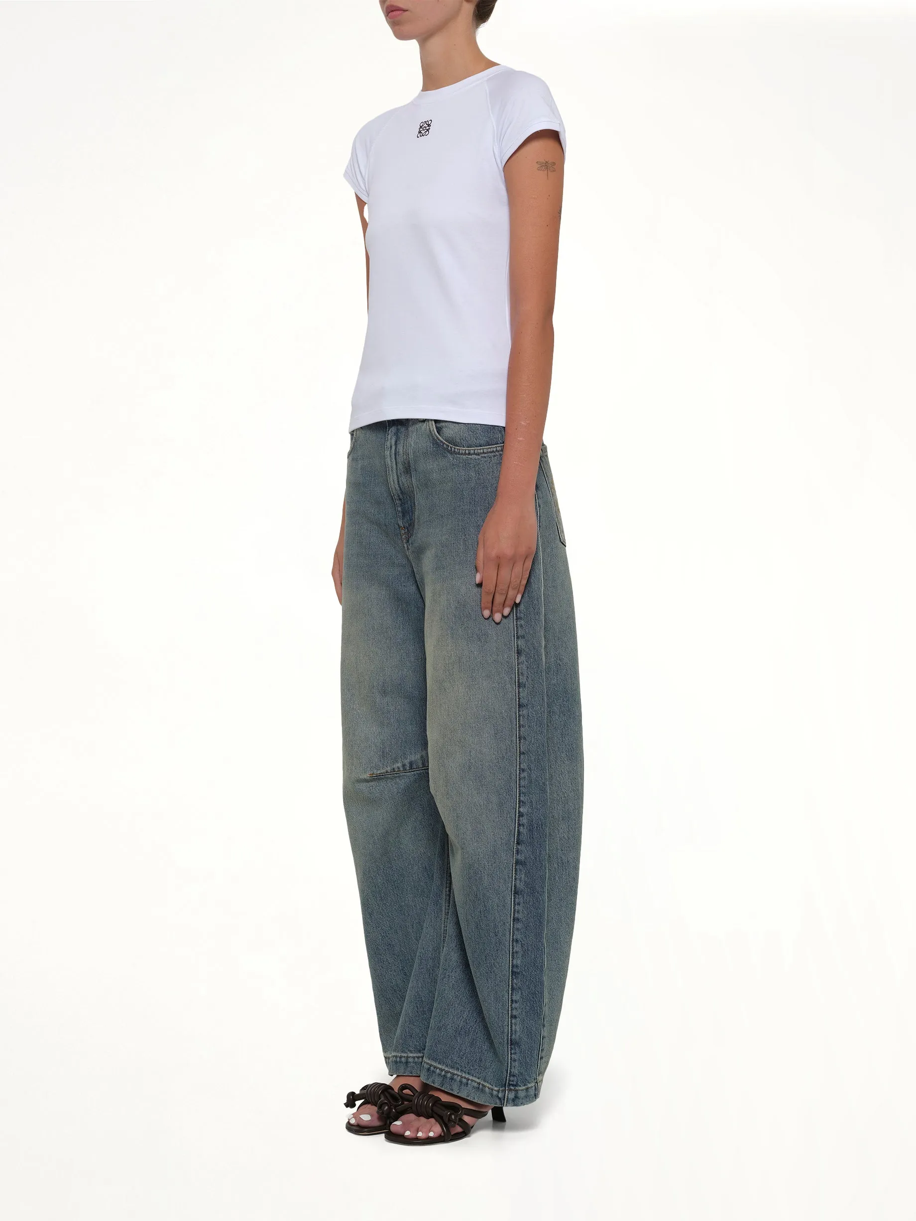 Small Fit T-Shirt in White sold by MARAIS product image thumbnail 4