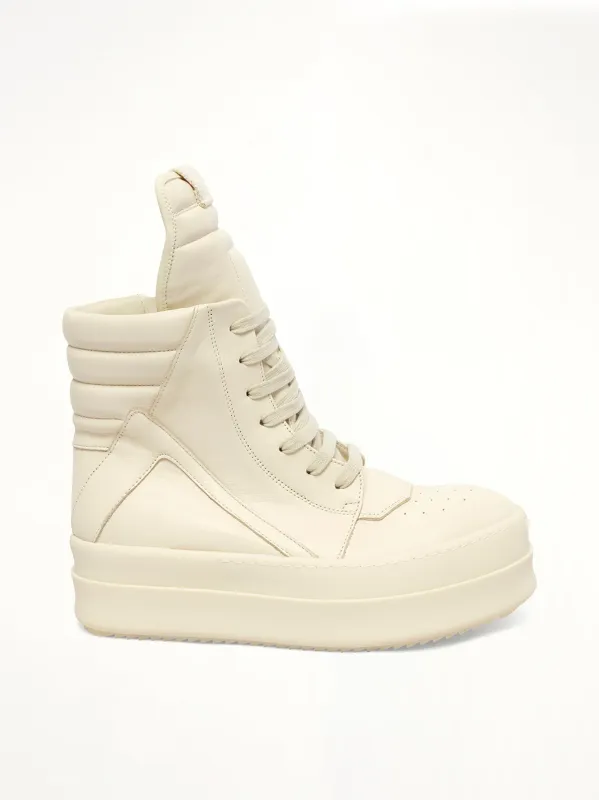 Mega Bumper Geobasket in Milk made by Rick Owens