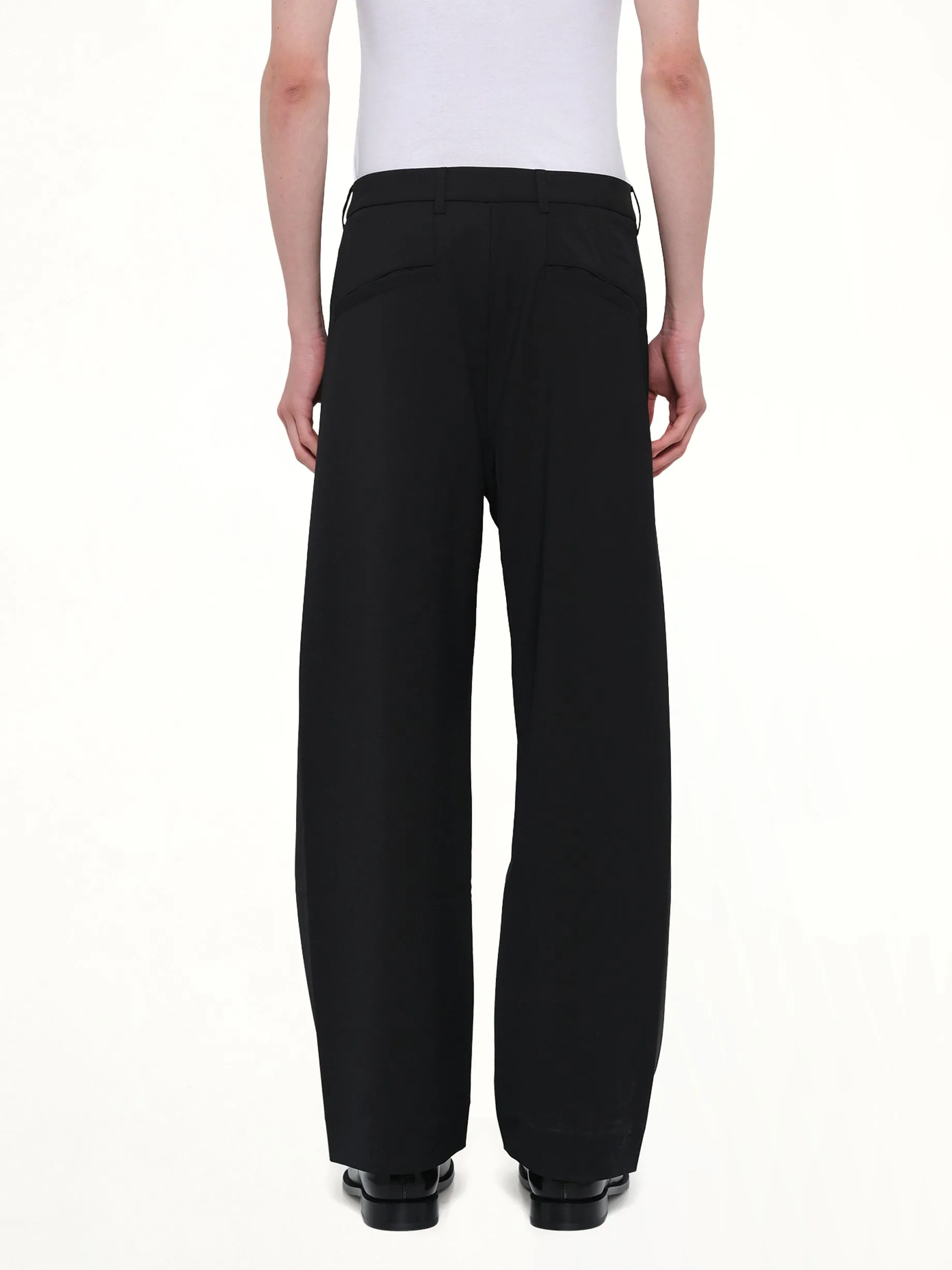 Lounge Curve Pant in Black sold by MARAIS product image thumbnail 5
