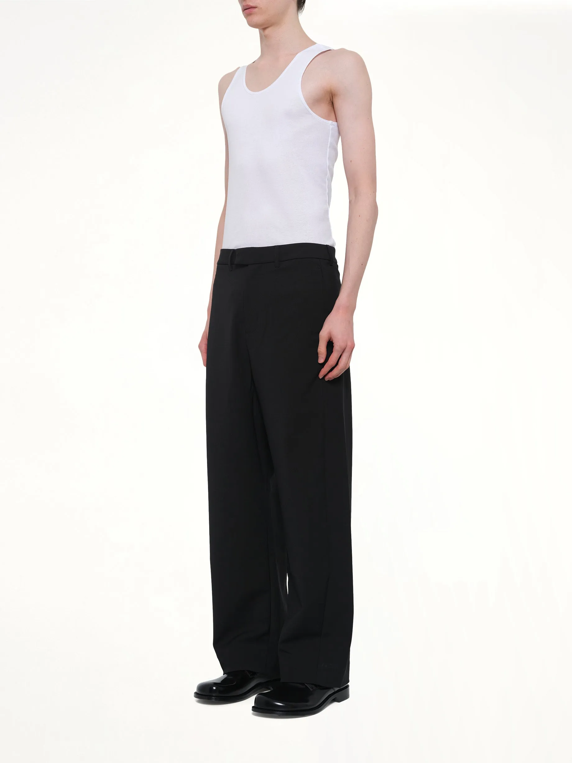 Lounge Curve Pant in Black sold by MARAIS product image thumbnail 4