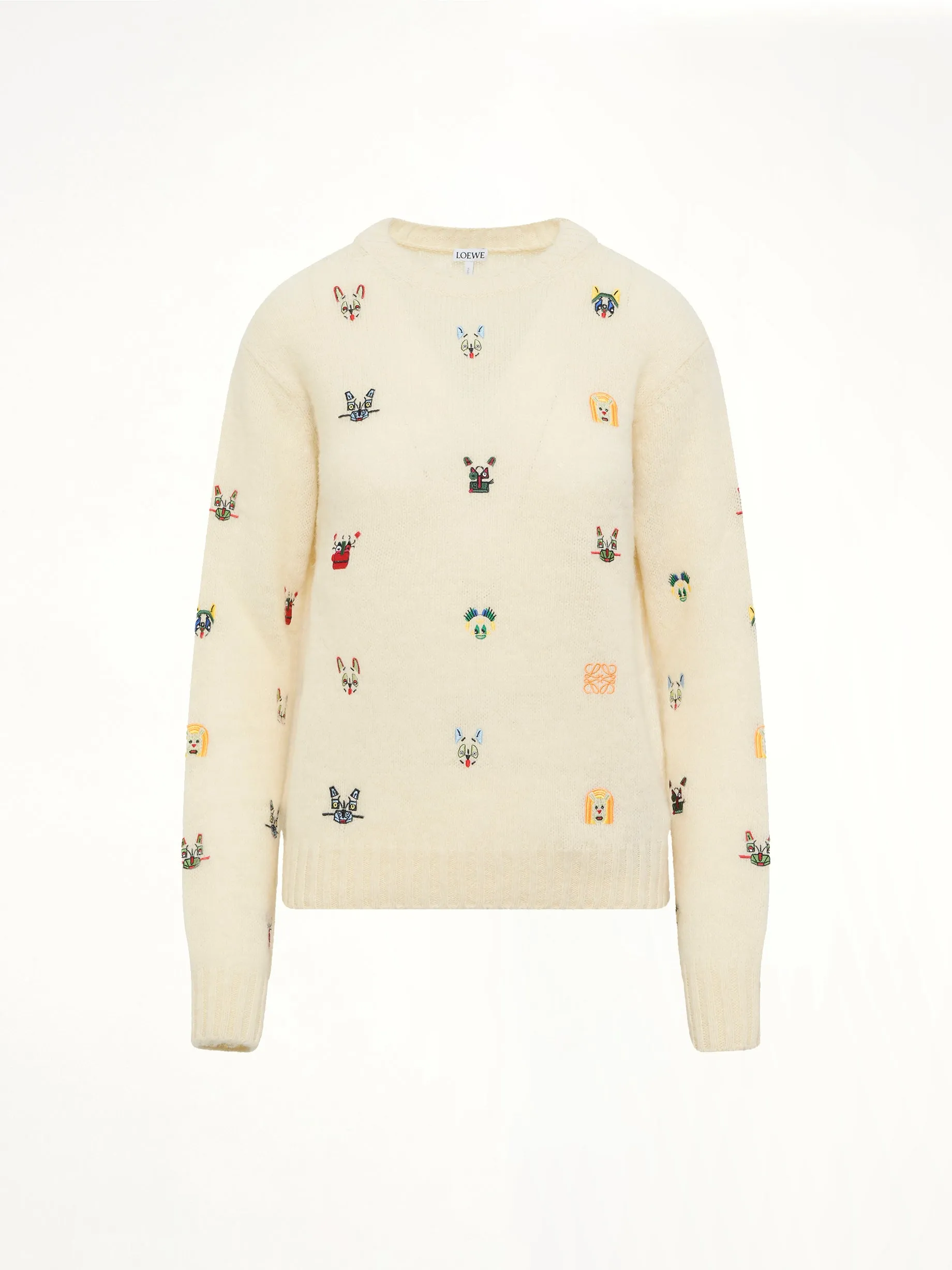 Louis Wain Sweater in White/Multicolour sold by MARAIS product image thumbnail 2