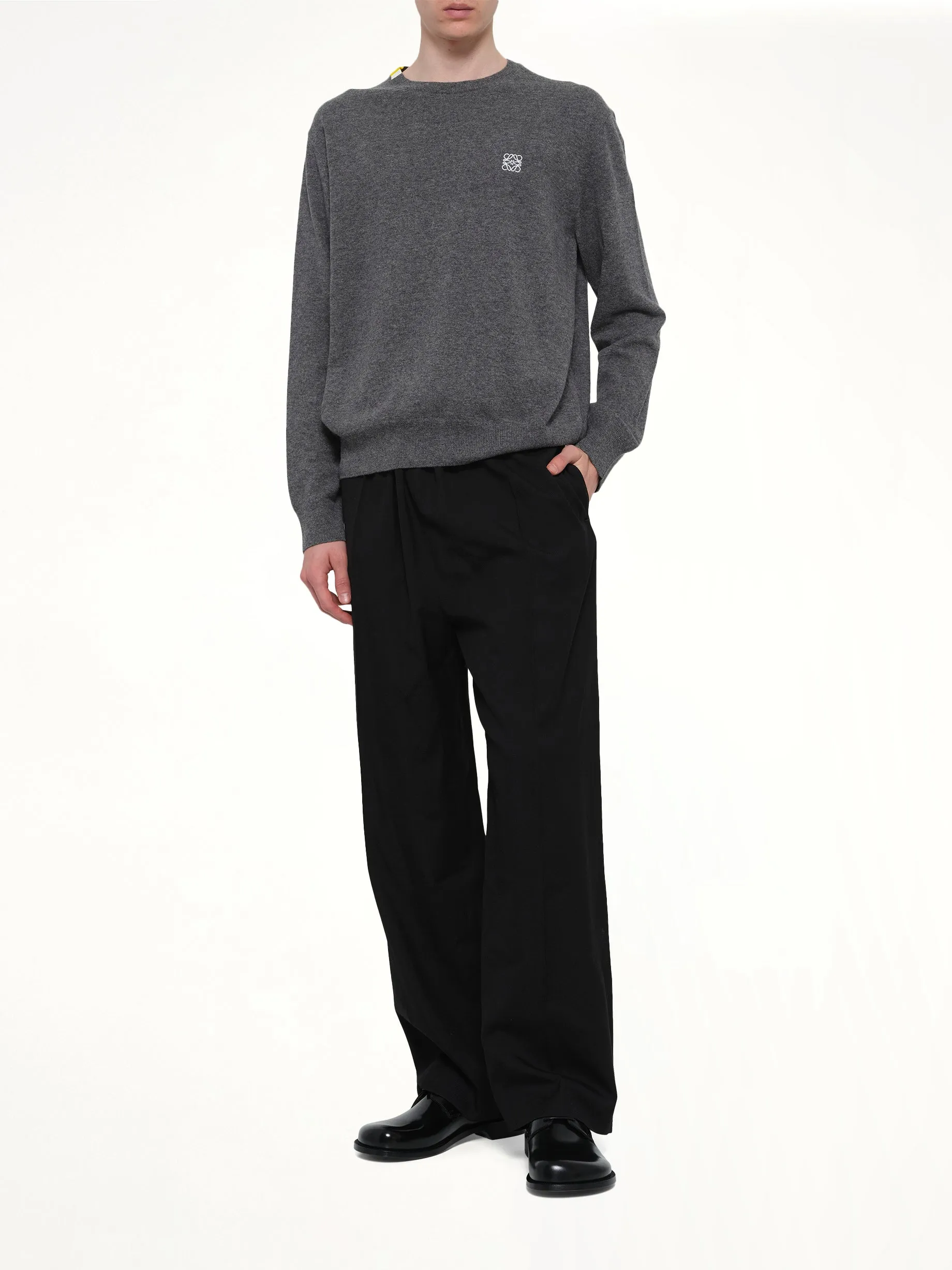 Anagram Knit Sweater in Grey sold by MARAIS product image thumbnail 4