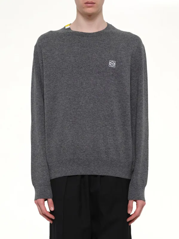 Anagram Knit Sweater in Grey made by Loewe