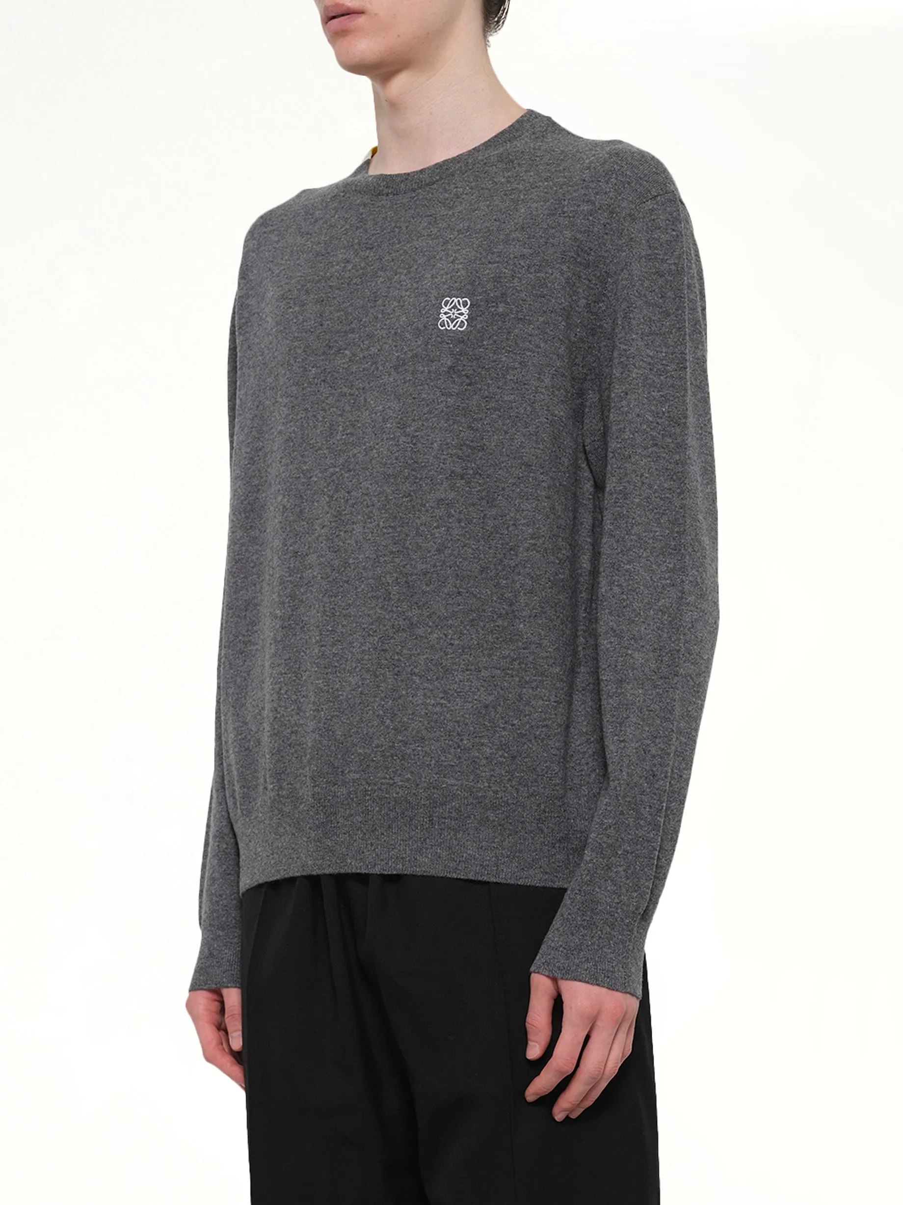Anagram Knit Sweater in Grey sold by MARAIS product image thumbnail 3