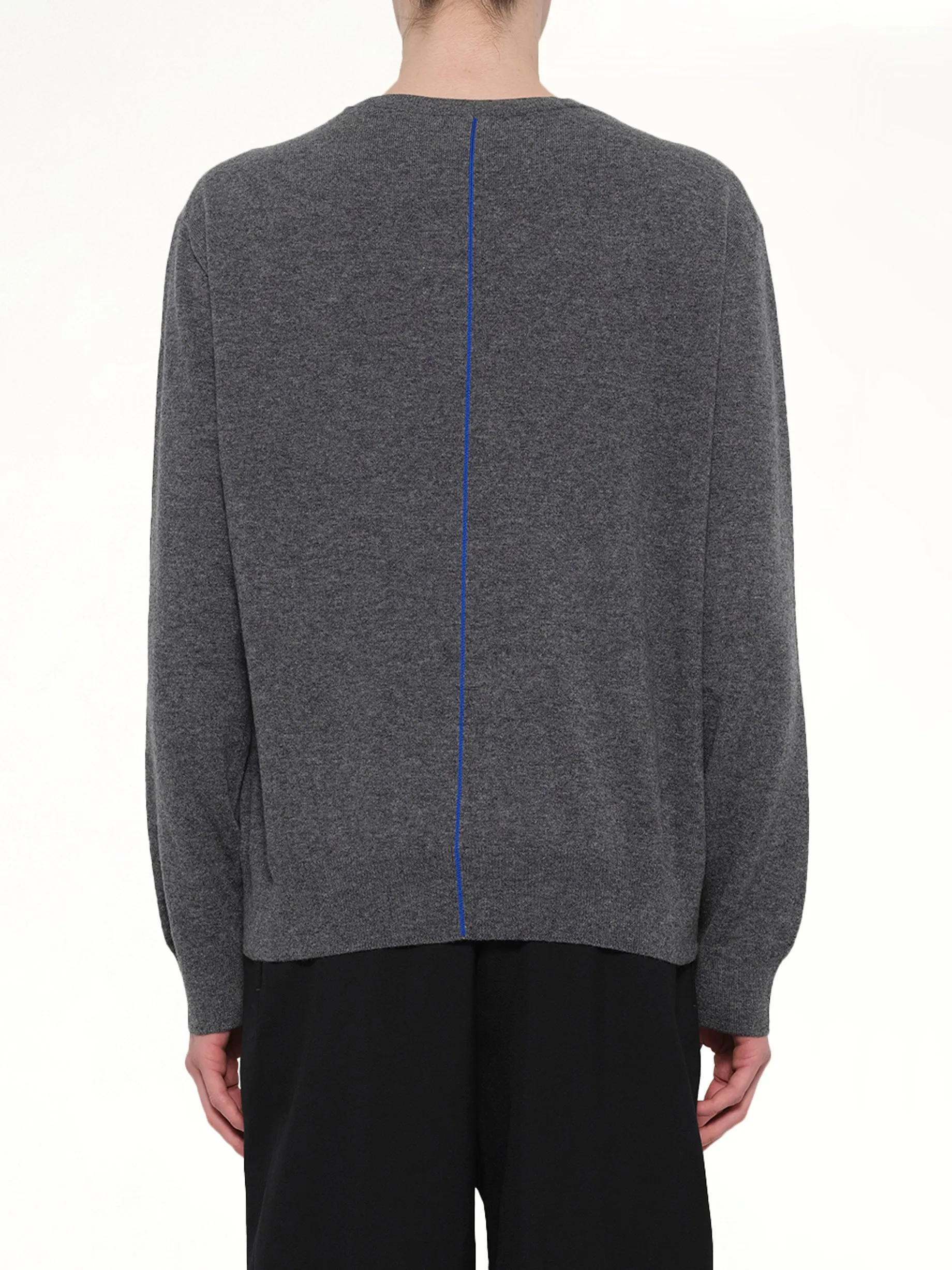 Anagram Knit Sweater in Grey sold by MARAIS product image thumbnail 5