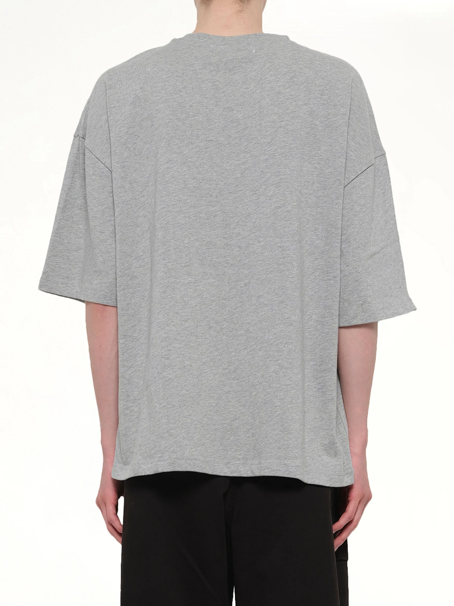 Heavy Boxy T-Shirt in Grey Marle sold by MARAIS product image thumbnail 5