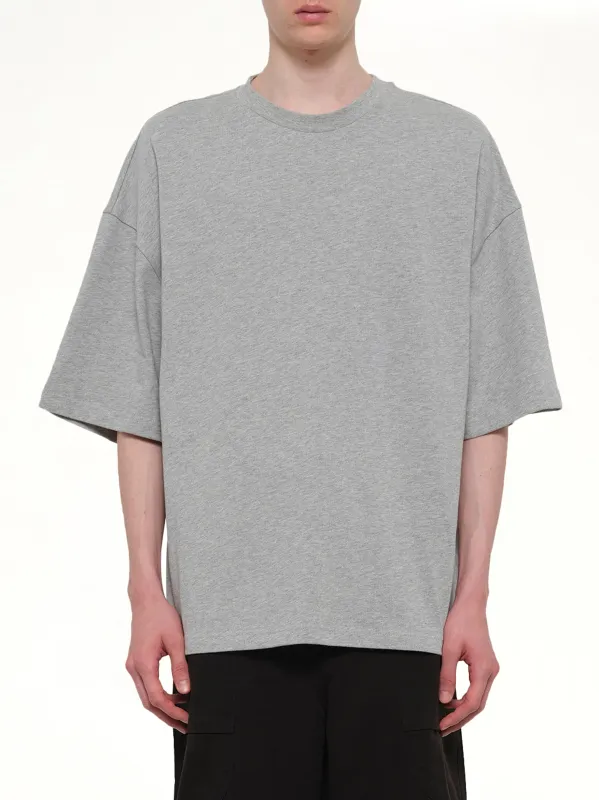 Heavy Boxy T-Shirt in Grey Marle made by Entire Studios