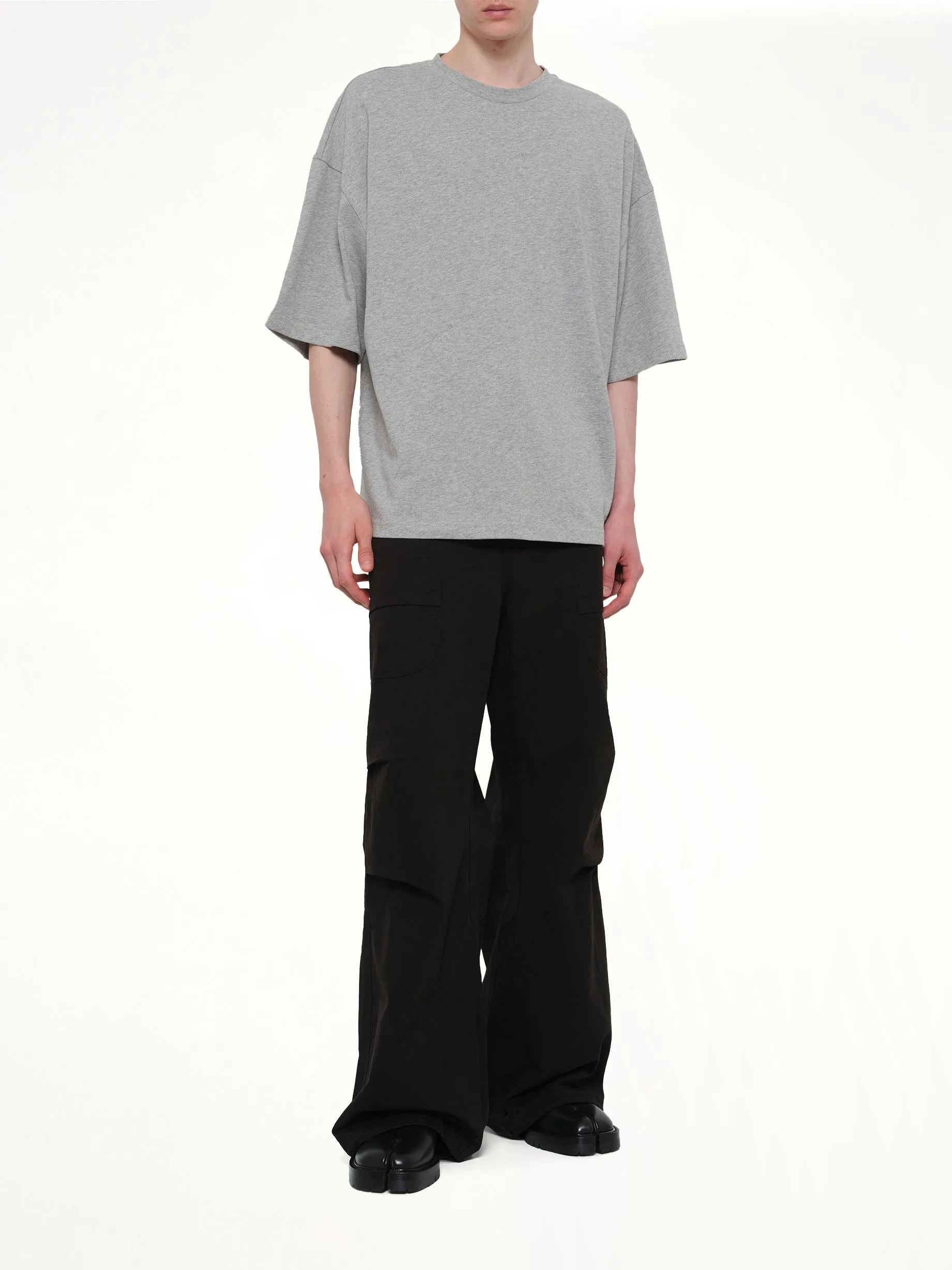 Heavy Boxy T-Shirt in Grey Marle sold by MARAIS product image thumbnail 4