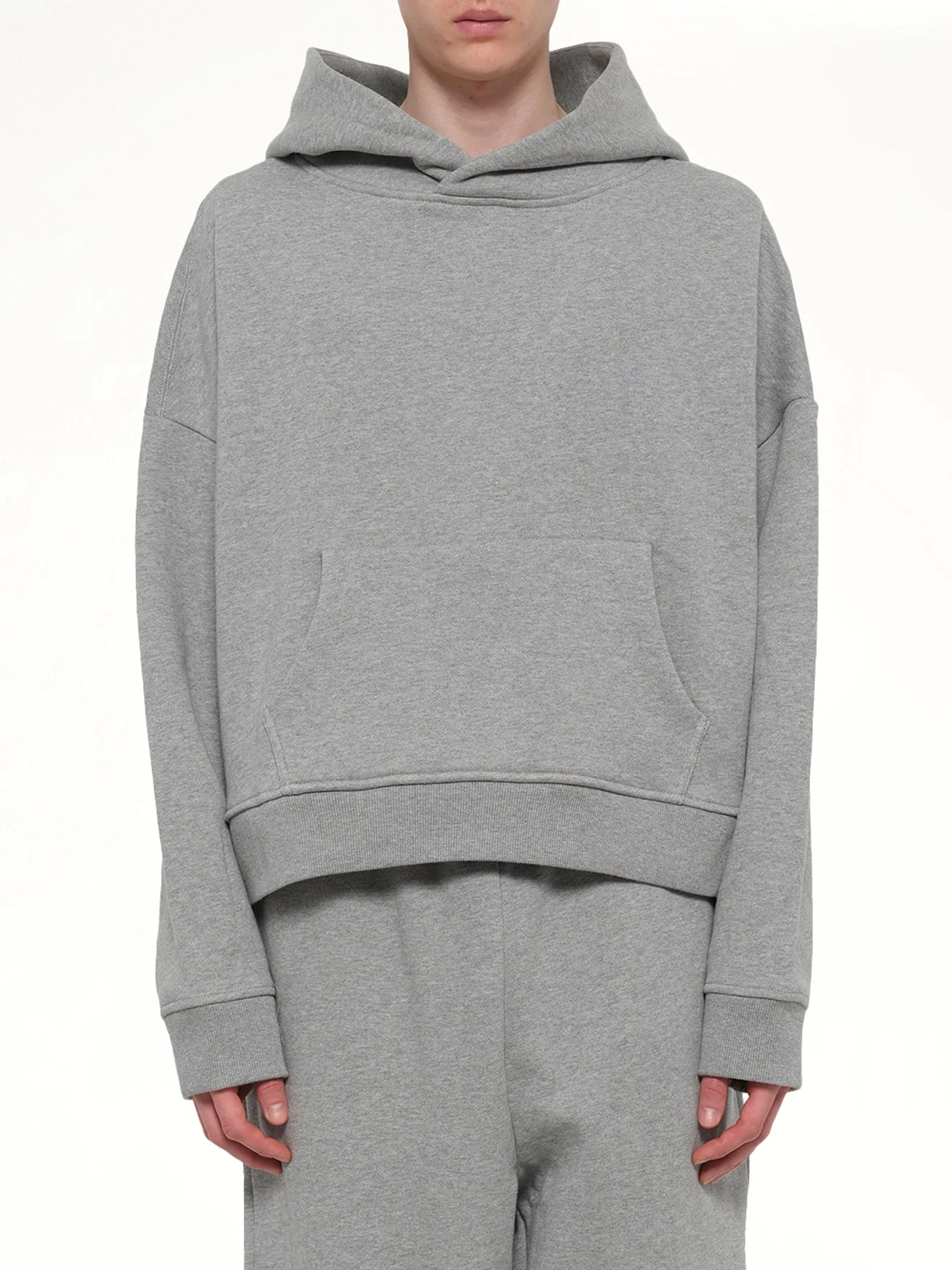 Heavy Hood in Grey Marle sold by MARAIS