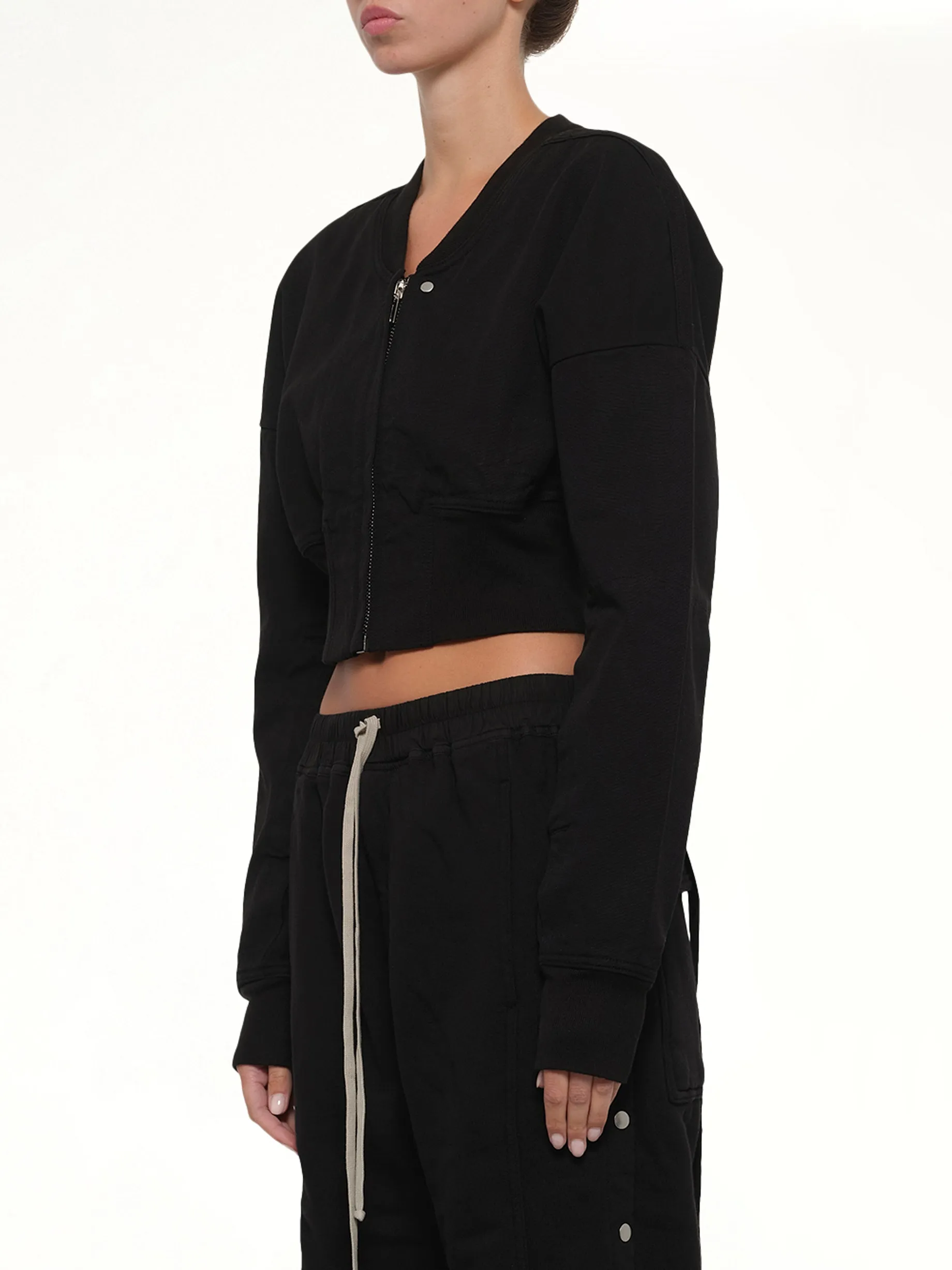Flight Jacket Cropped in Black sold by MARAIS product image thumbnail 3