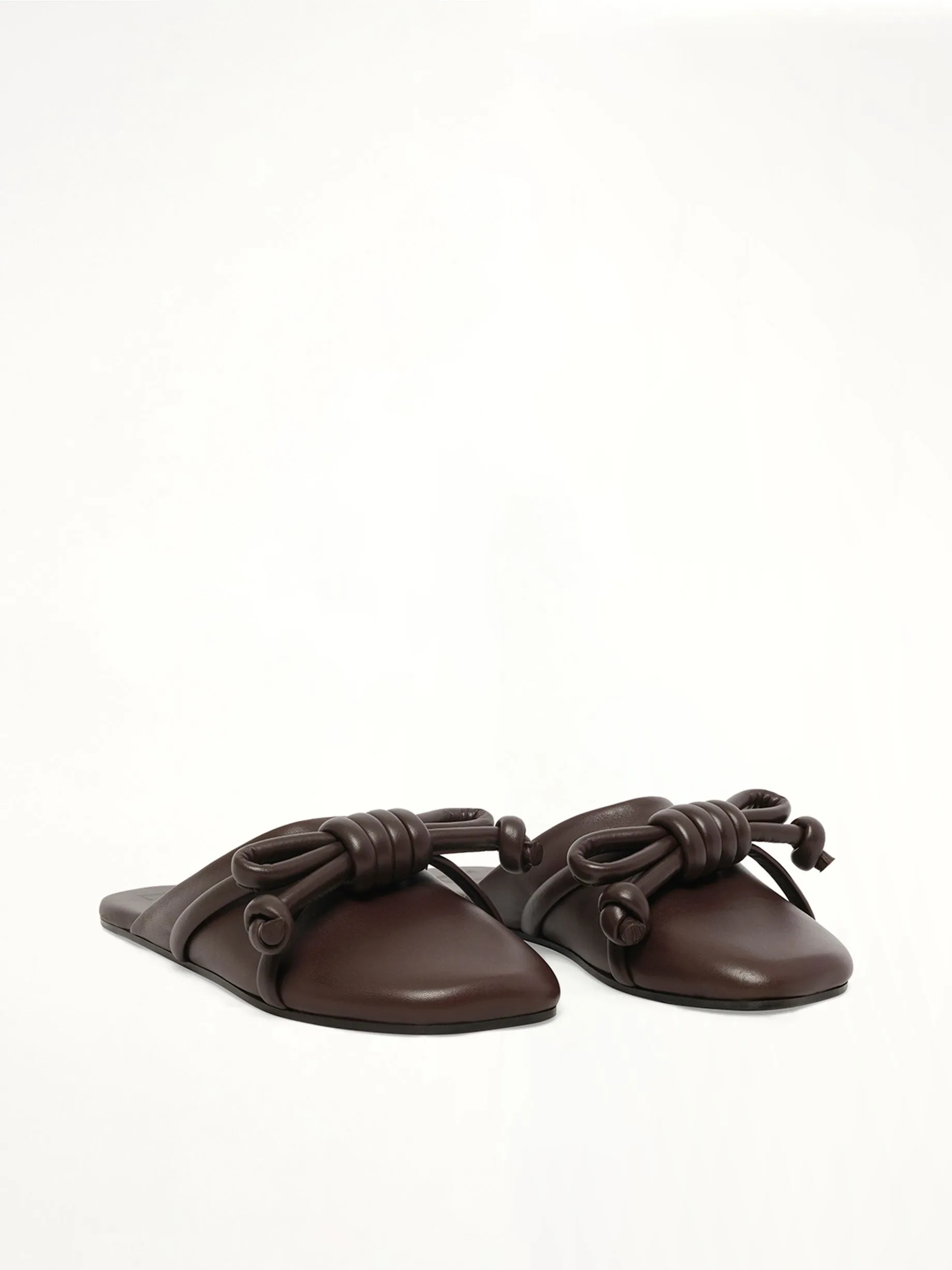 Flamenco Knot Mule in Dark Brownie sold by MARAIS product image thumbnail 2