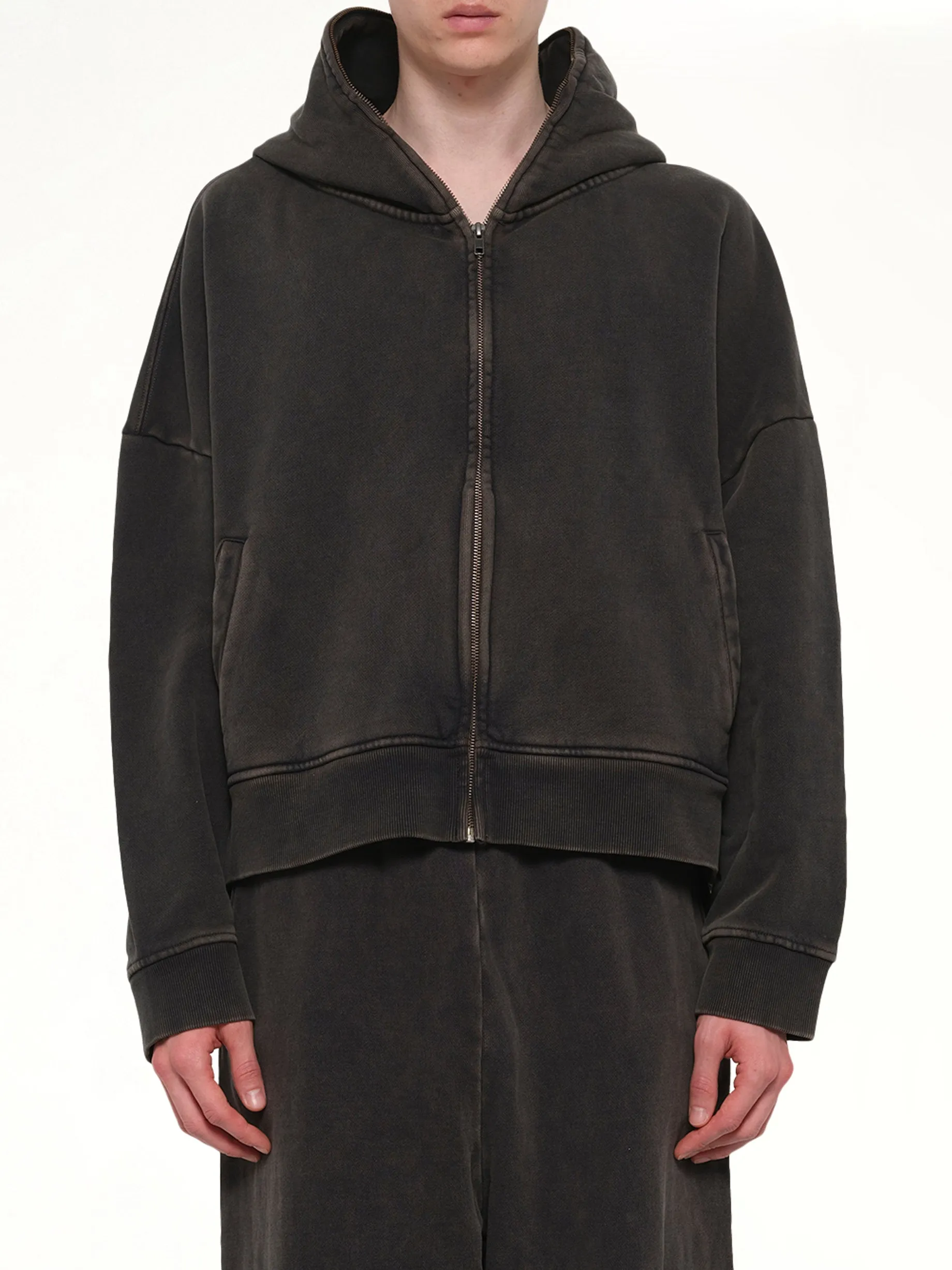 Eternal Zip in Washed Black sold by MARAIS