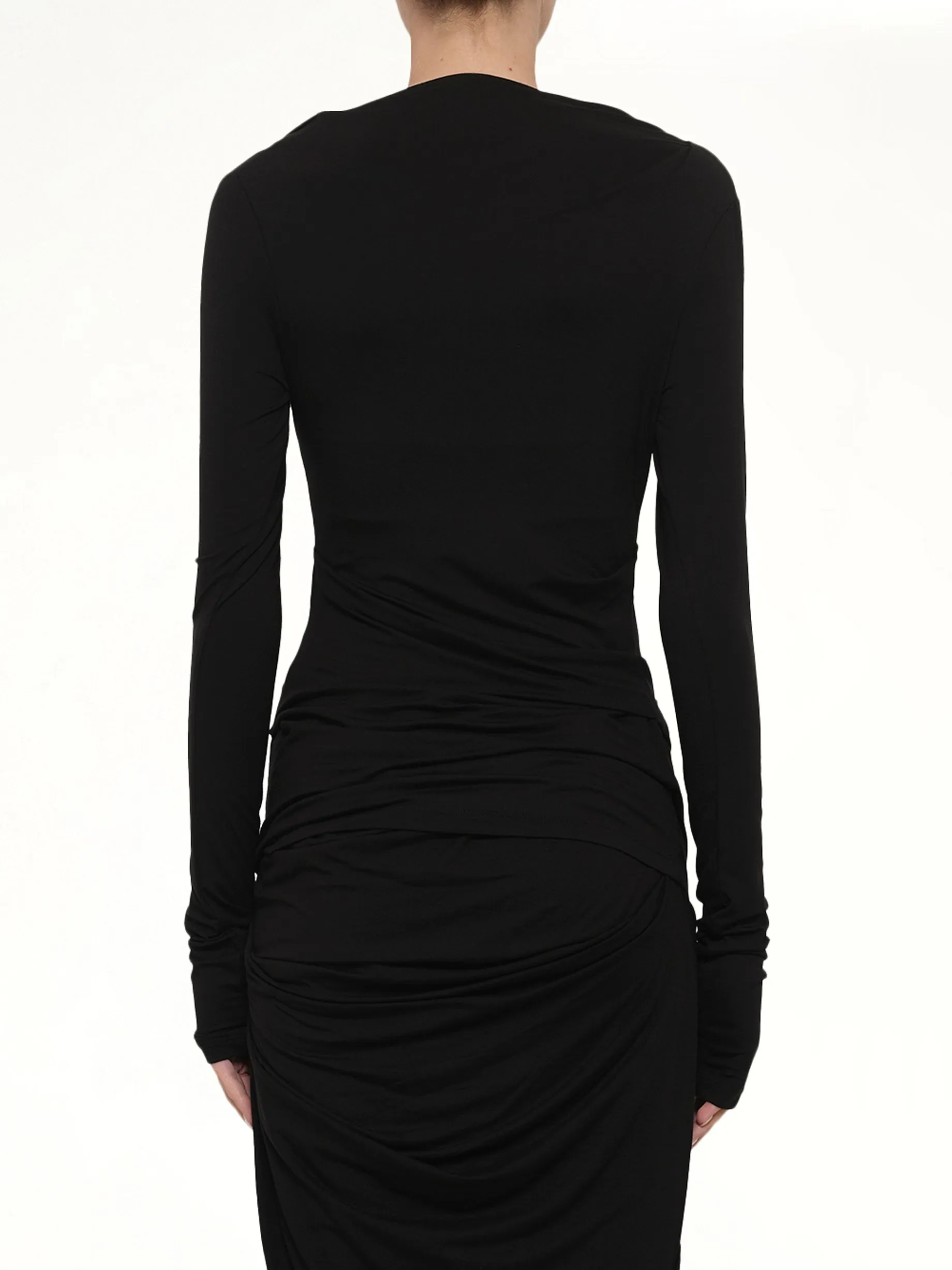 Drape Top in Black sold by MARAIS product image thumbnail 5