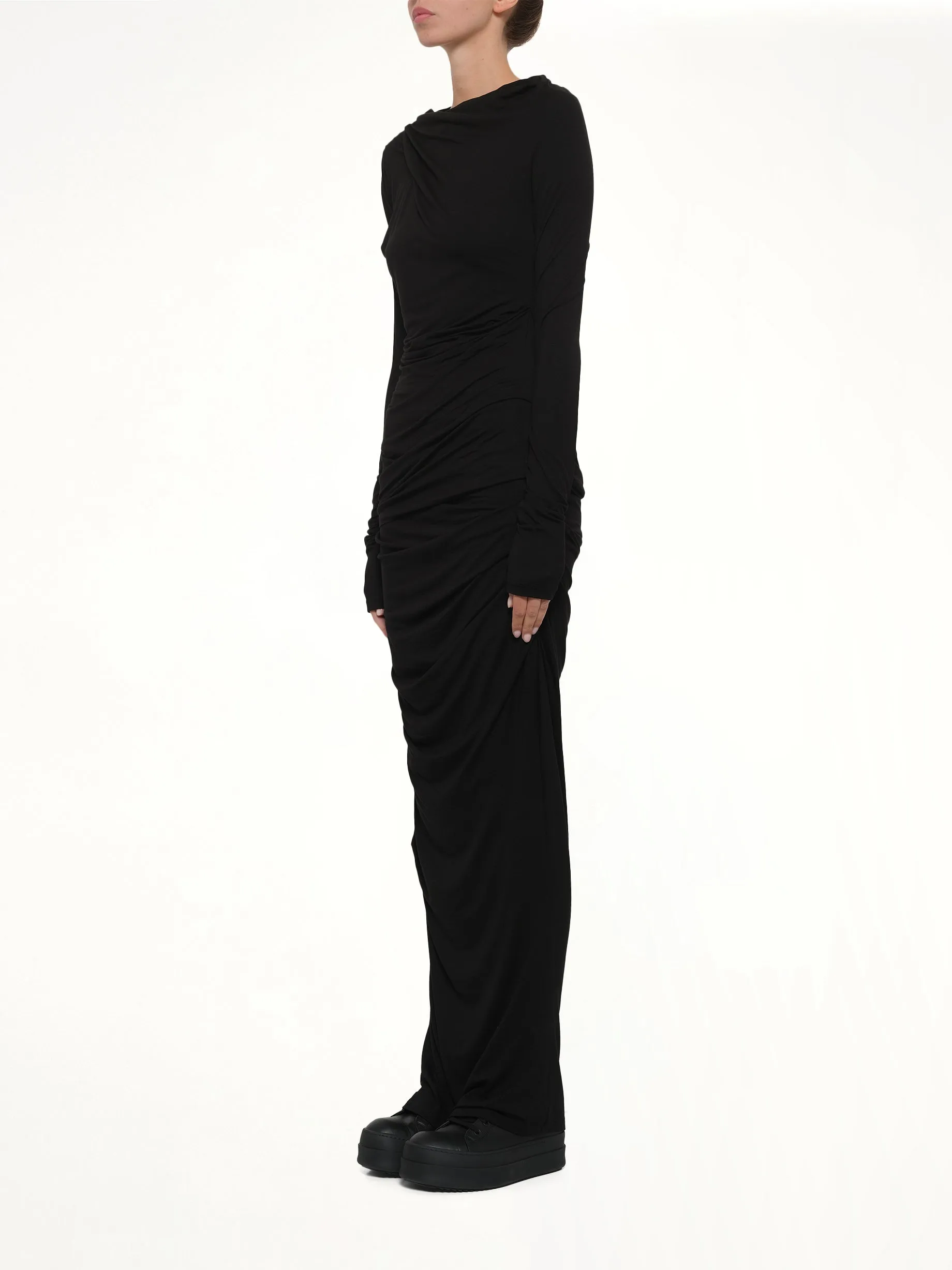 Drape Top in Black sold by MARAIS product image thumbnail 4