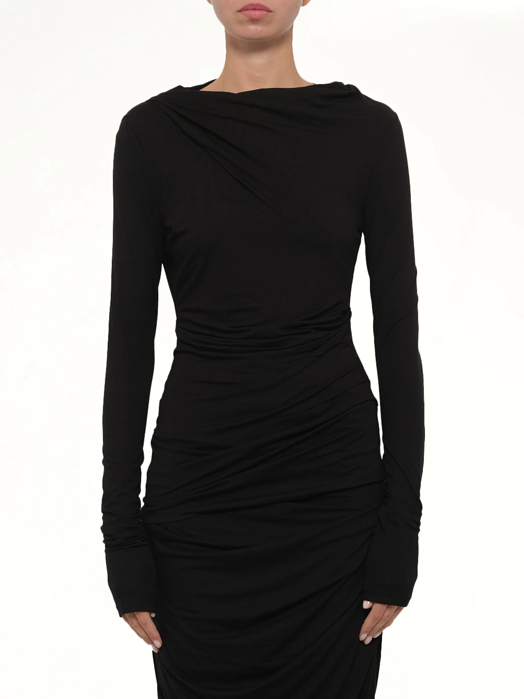 Drape Top in Black sold by MARAIS