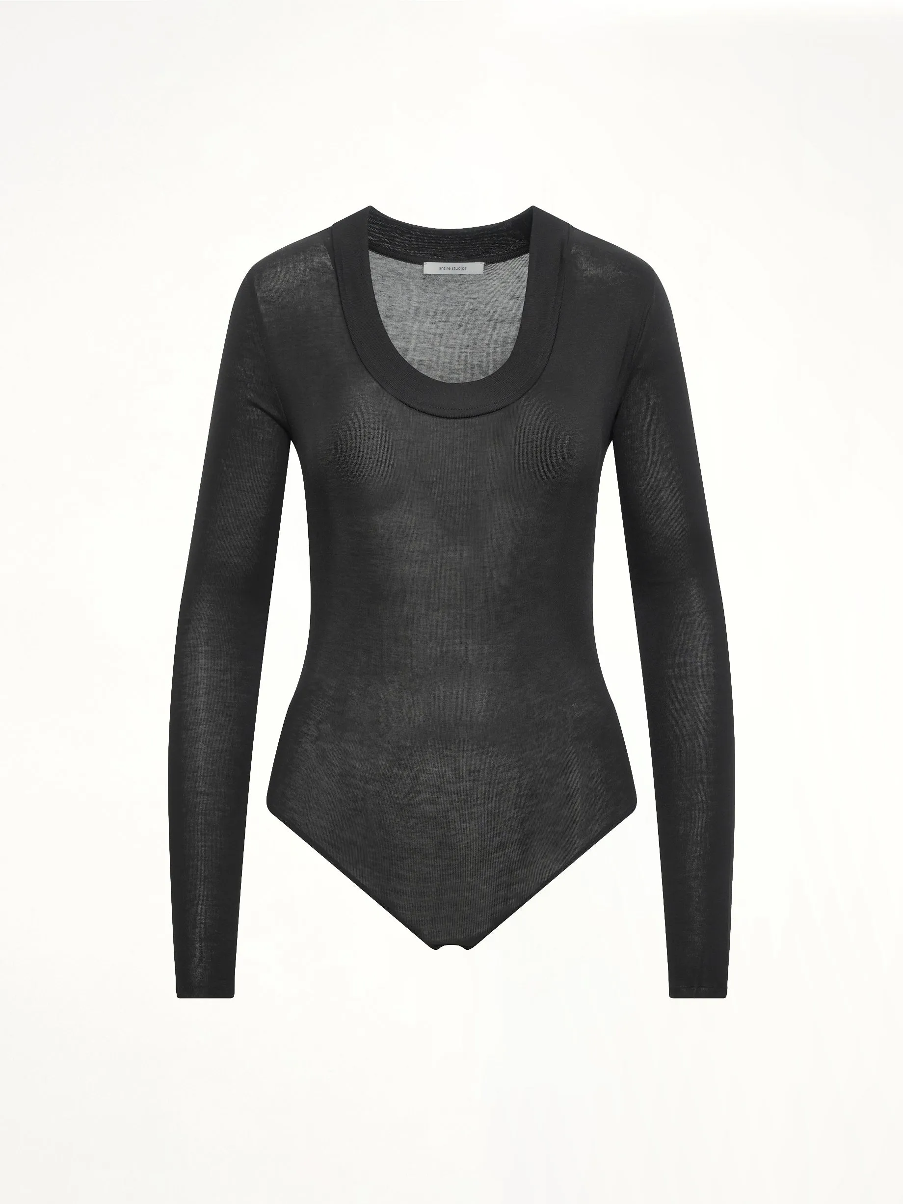 Circle Neck Bodysuit in Black sold by MARAIS product image thumbnail 2