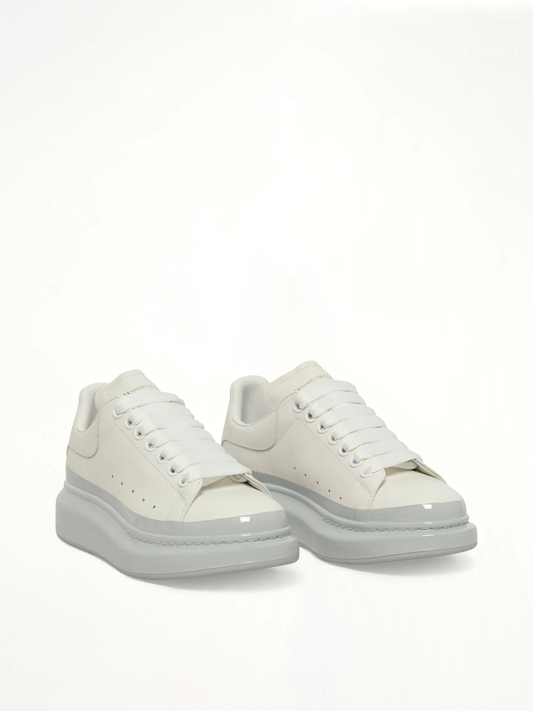 Larry Oversized Sneaker in White/Ice Blue sold by MARAIS product image thumbnail 2