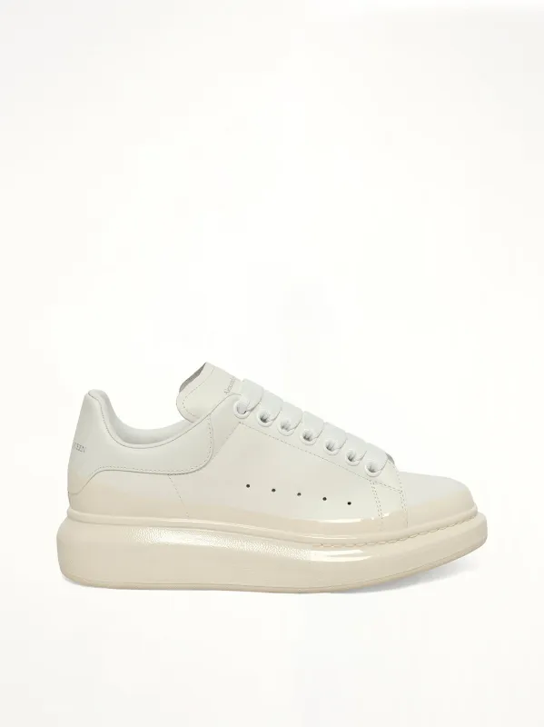 Larry Oversized Sneaker in White/Tan made by Alexander McQueen