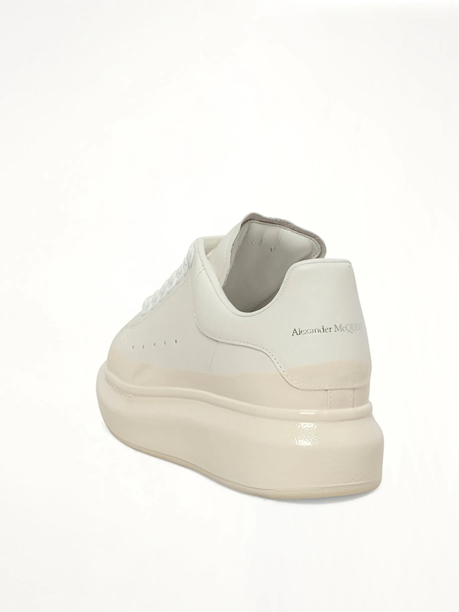 Larry Oversized Sneaker in White/Tan sold by MARAIS product image thumbnail 3
