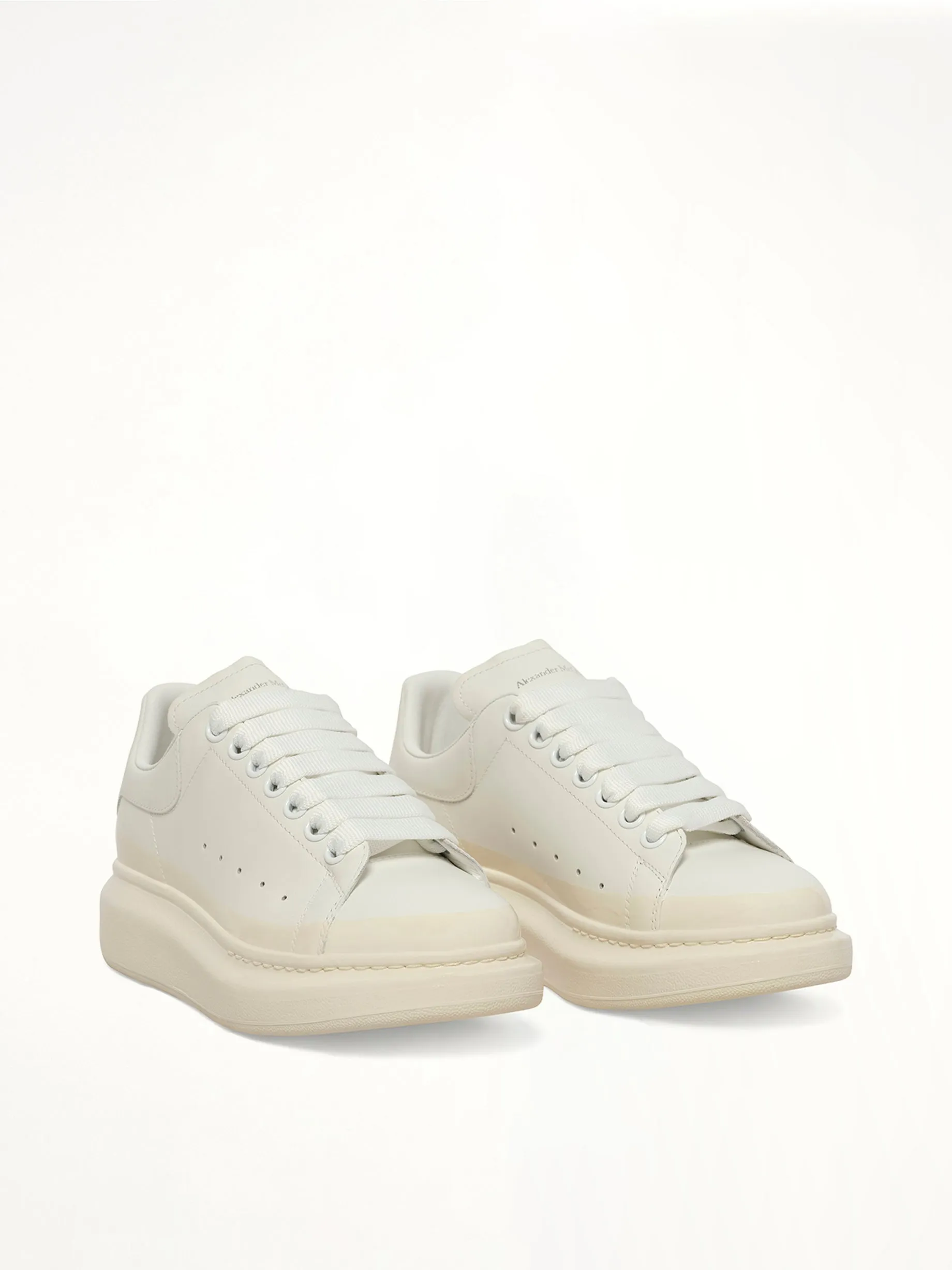 Larry Oversized Sneaker in White/Tan sold by MARAIS product image thumbnail 2