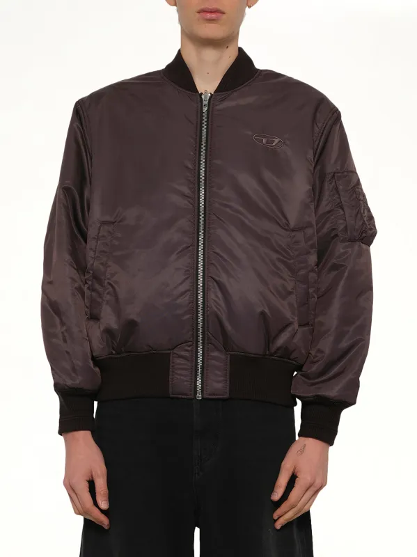 W-TYPE-D1 Bomber Jacket in Brown made by Diesel
