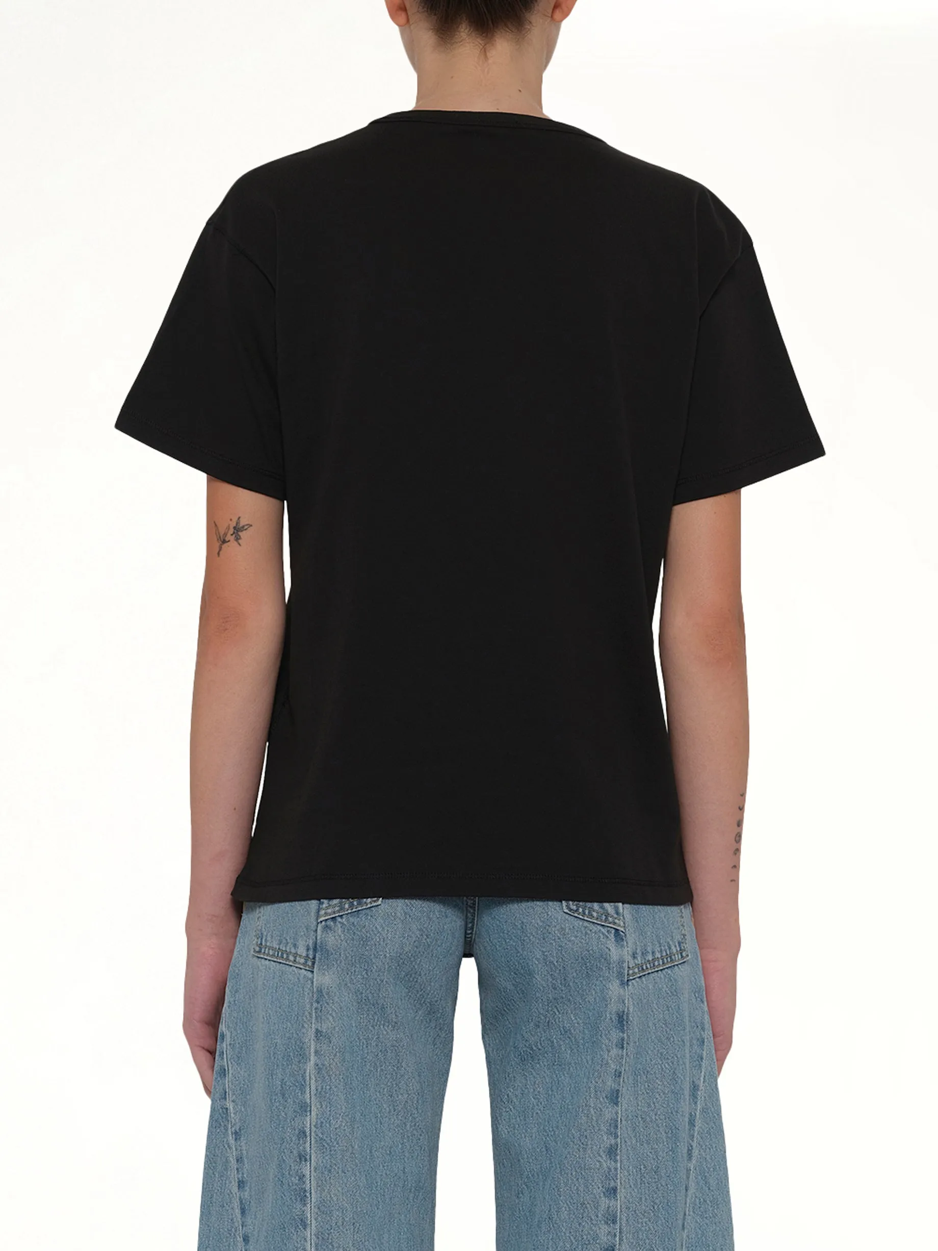 T-NORMY-OD-S1 T-Shirt in Black sold by MARAIS product image thumbnail 5