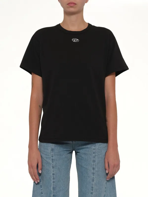 T-NORMY-OD-S1 T-Shirt in Black made by MARAIS