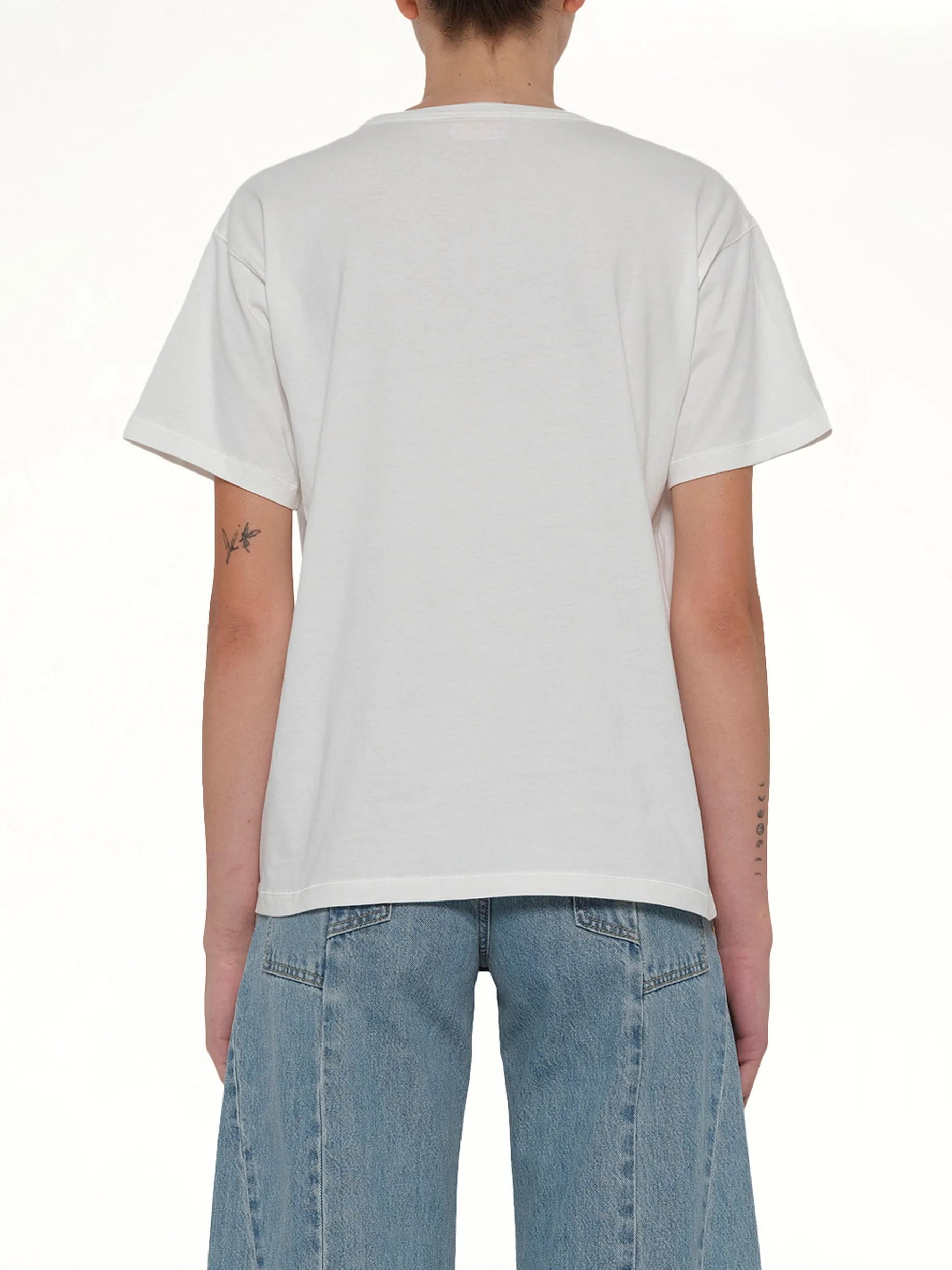 T-NORMY-OD-S1 T-Shirt in White sold by MARAIS product image thumbnail 5