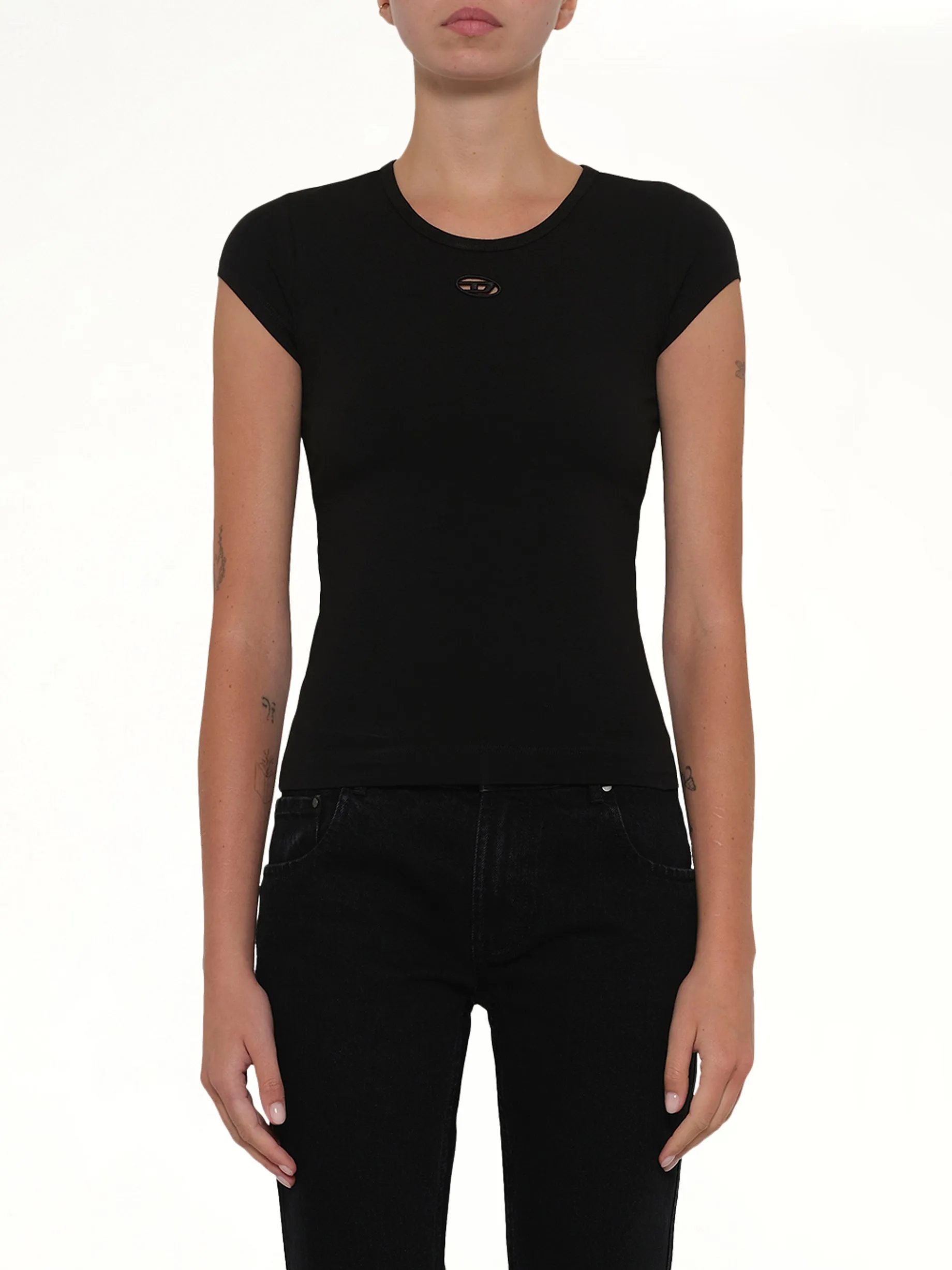 T-ANGIE-OD T-Shirt in Black sold by MARAIS