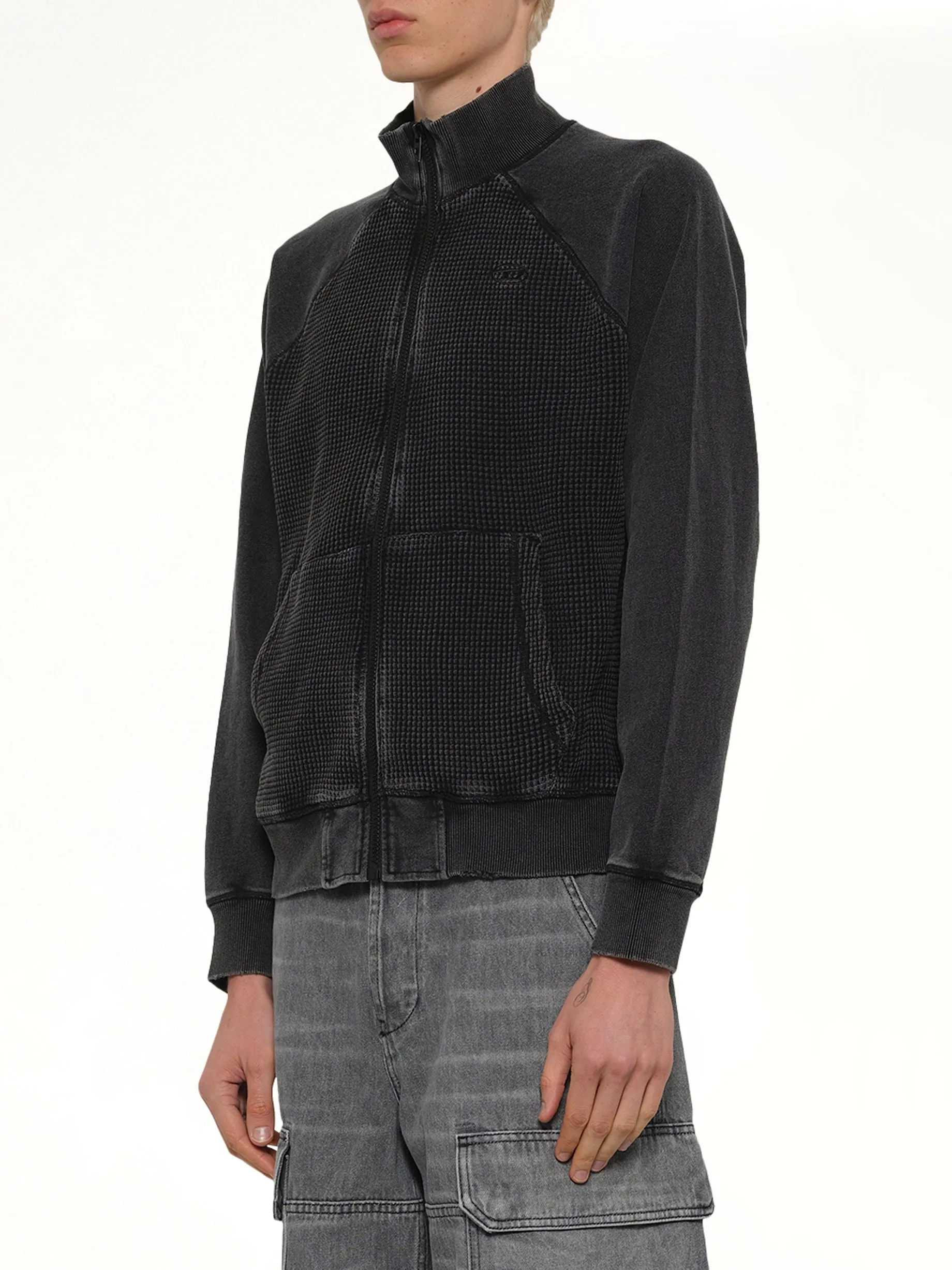 S-WAFY-ZIP-RAG Jacket in Black sold by MARAIS product image thumbnail 3