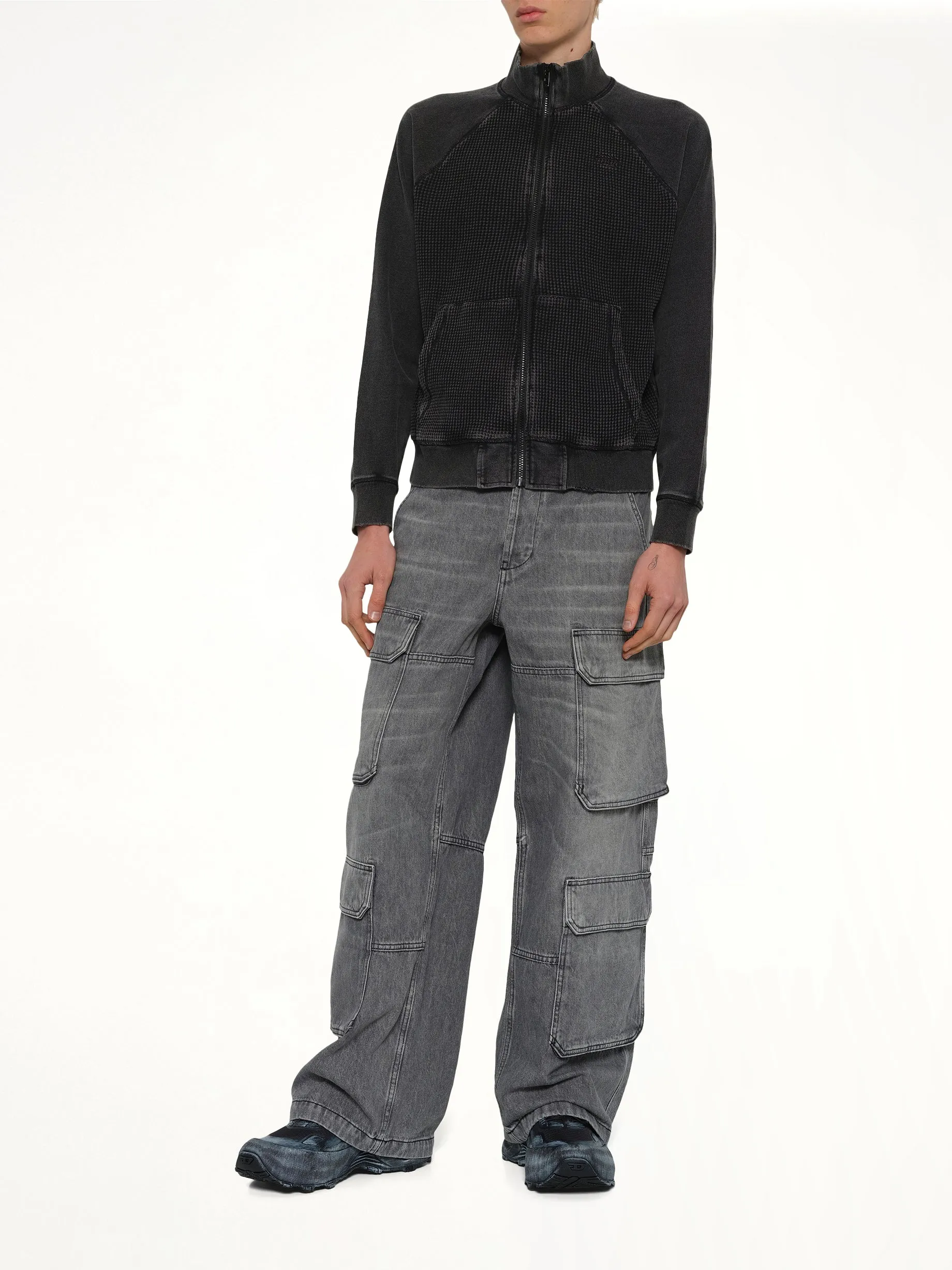 S-WAFY-ZIP-RAG Jacket in Black sold by MARAIS product image thumbnail 4